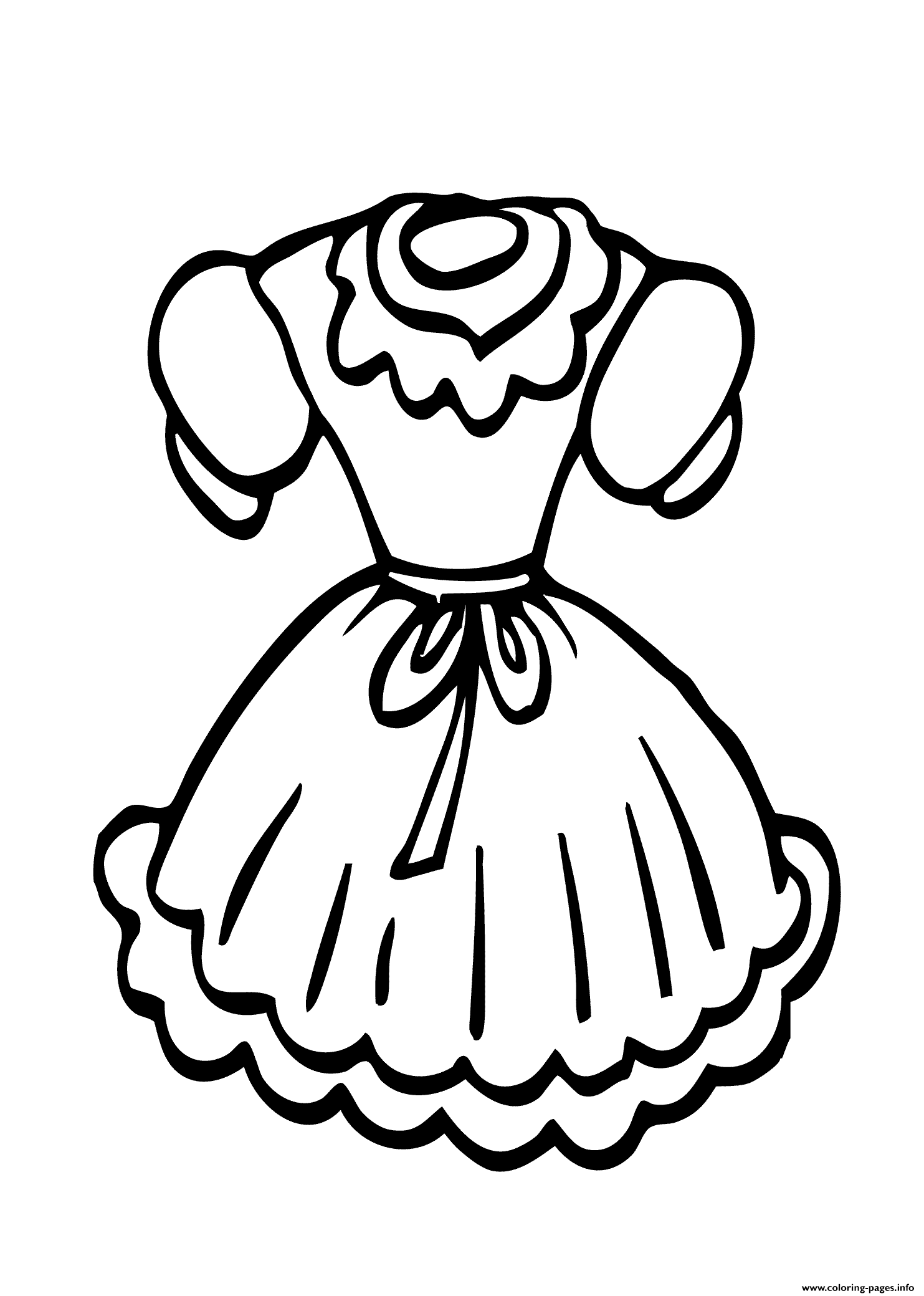 Doll Dress coloring