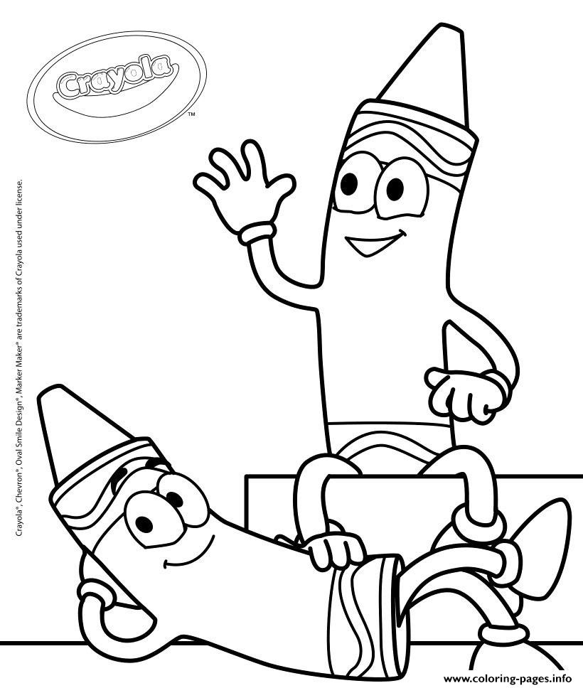 Summer Crayola Coloring Pages