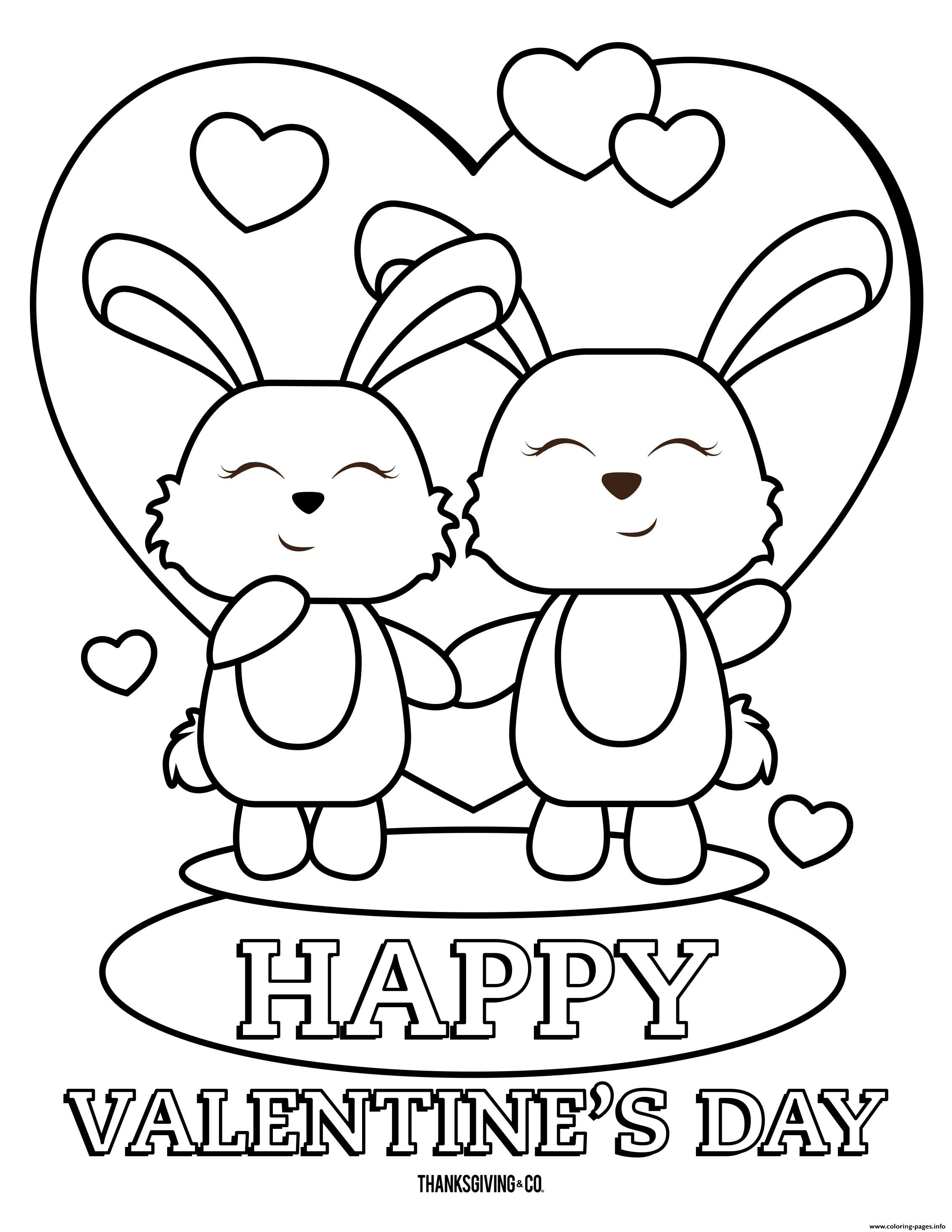 Valentines Coloring Pages For Kids Printables