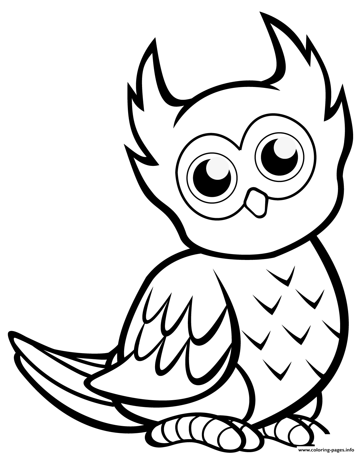 Cute Owl coloring