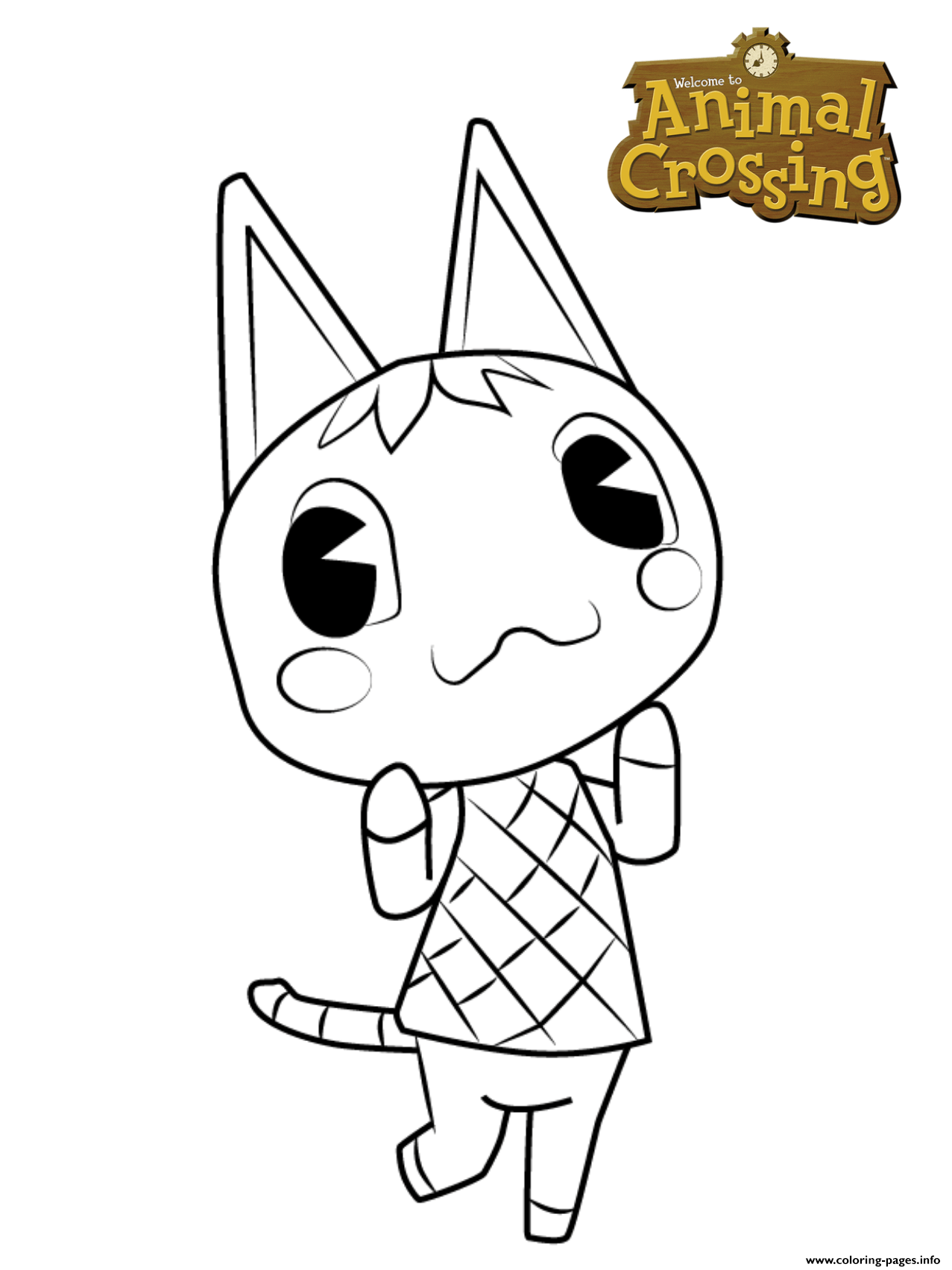 Animal Crossing Coloring Pages New Horizons