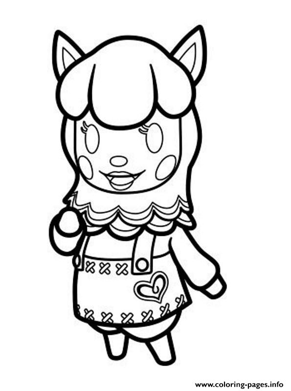 Animal Crossing 2 Coloring page Printable