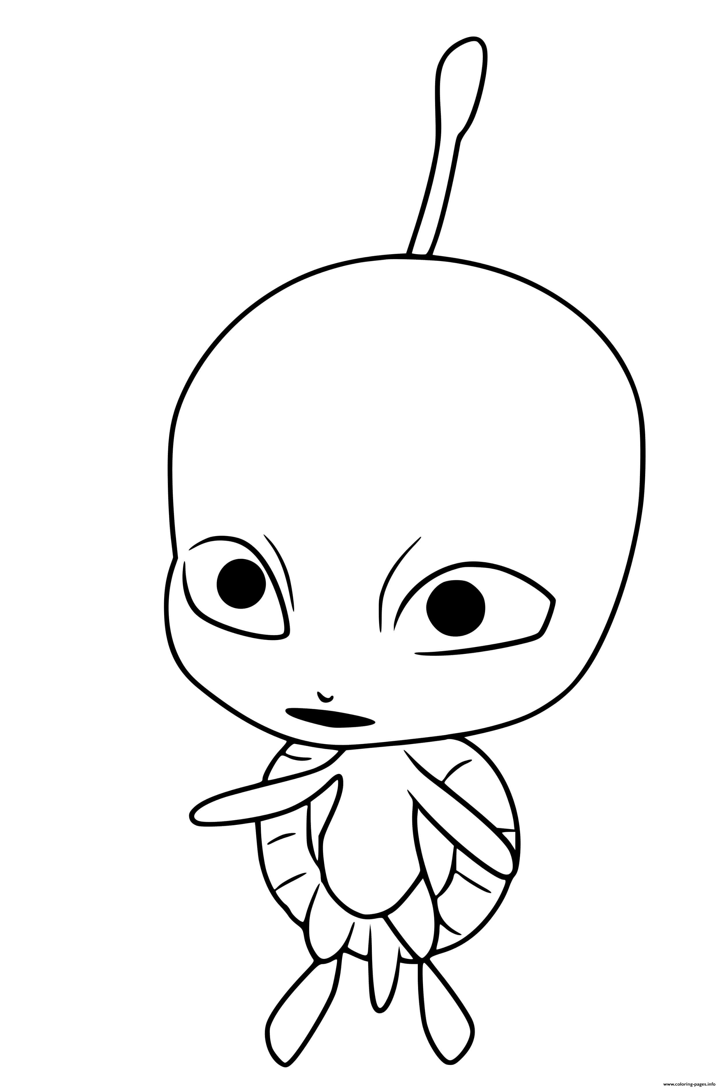 Wayzz Kwami Coloring Pages Printable