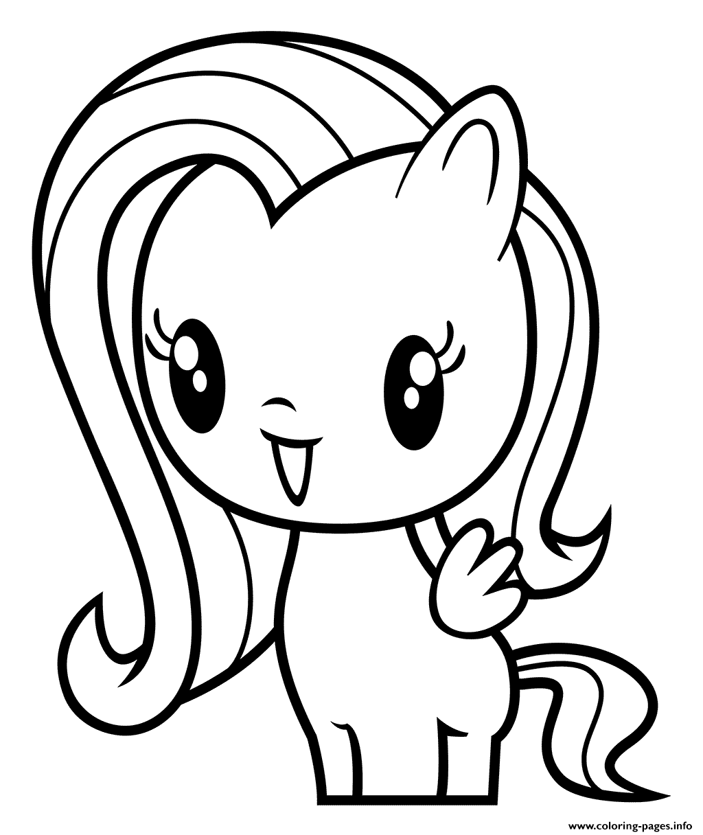 Cutie Fluttershy Coloring Pages Printable