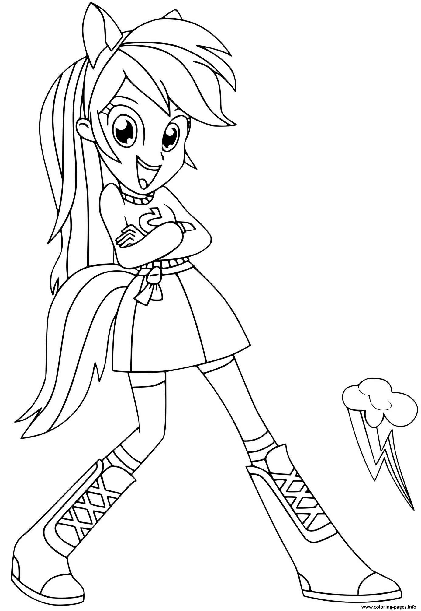 mlp equestria girls coloring pages