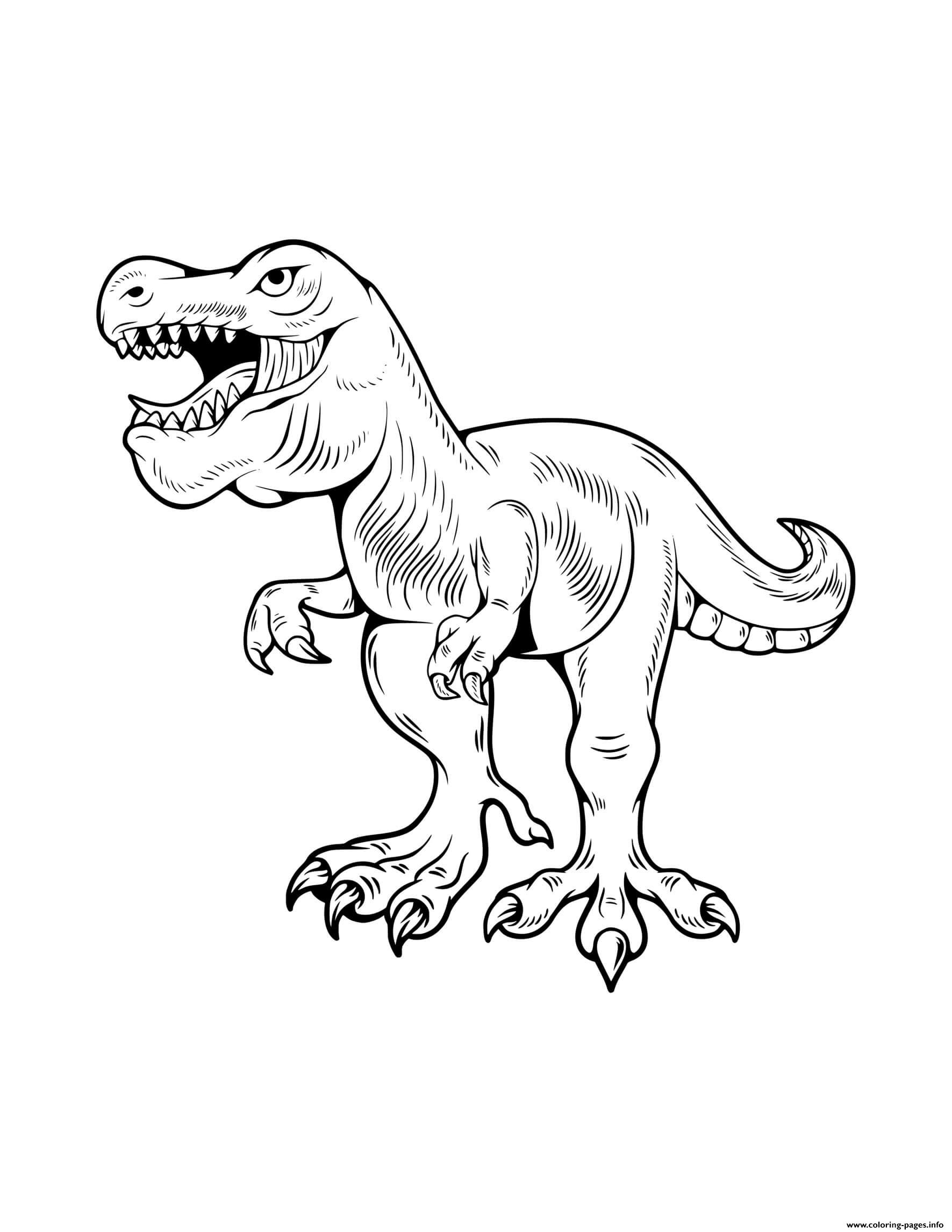 Dinosaur Giganotosaurus Attack coloring