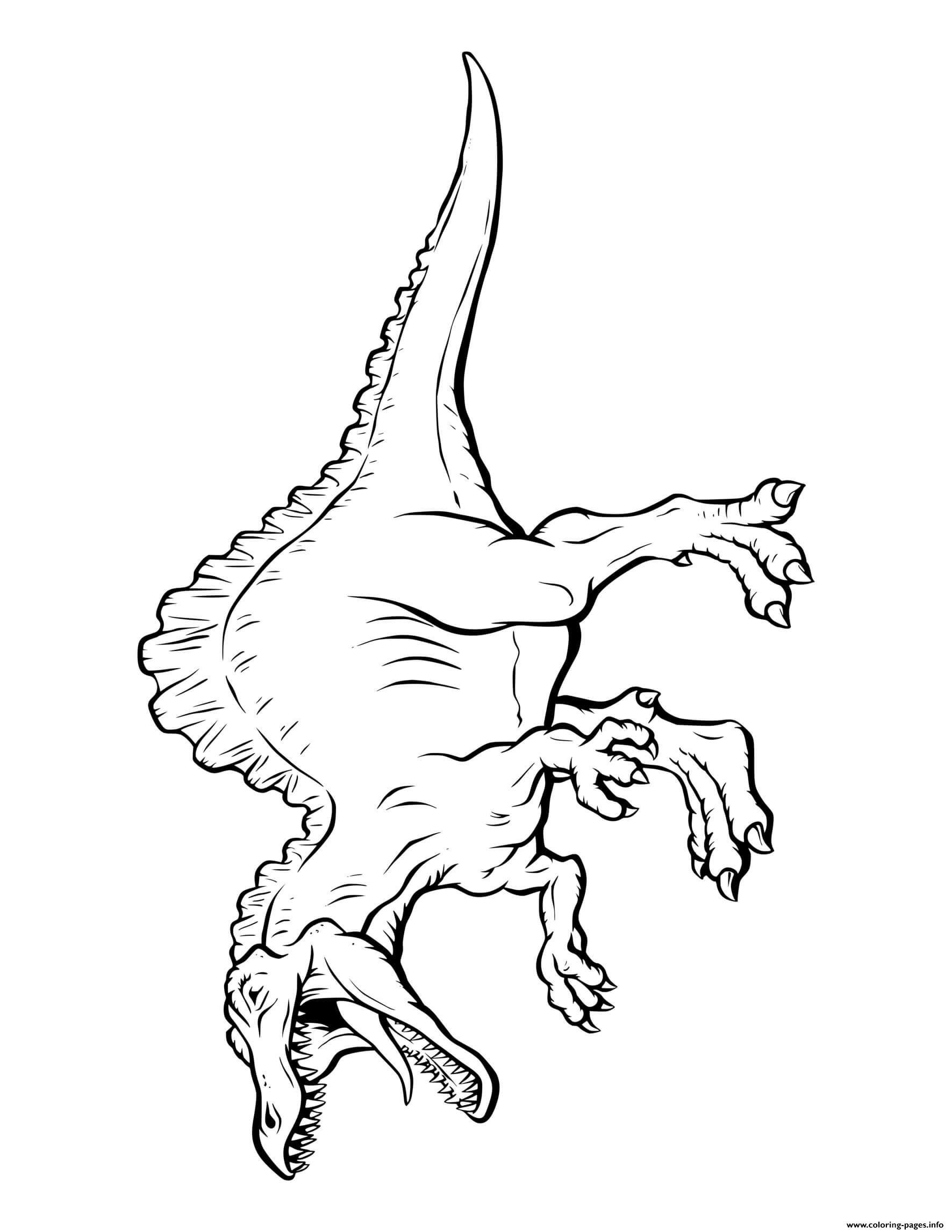 Dinosaur Fierce Predator coloring