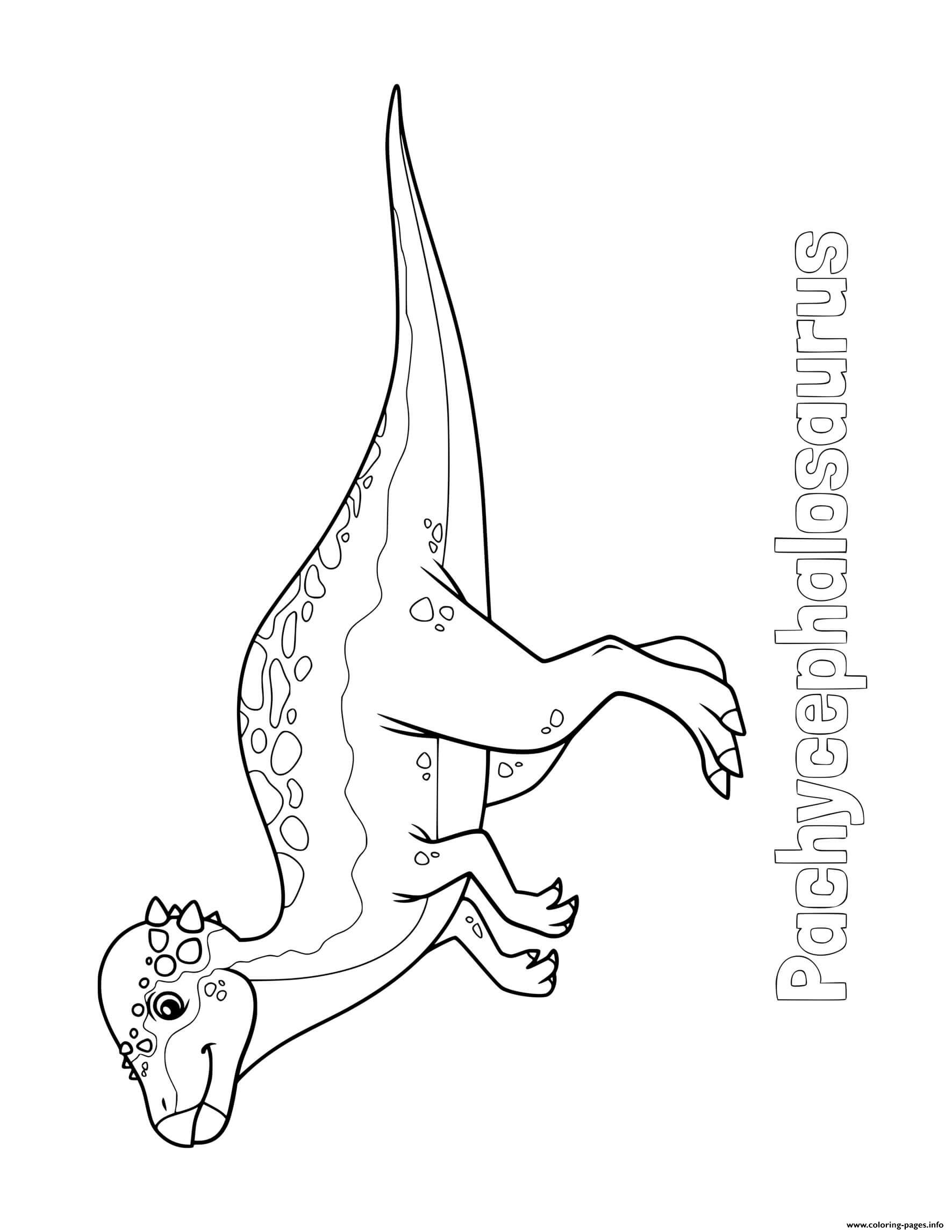 Pachycephalosaurus Coloring Page Sketch Coloring Page Online Coloring ...