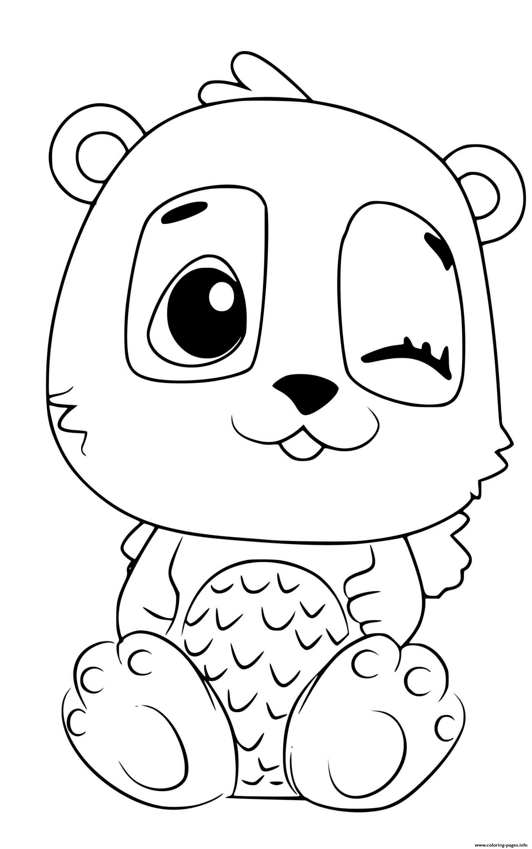 Hatchimals Pandor Coloring page Printable