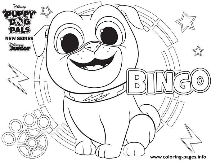 Bingo Puppy Dog Pals coloring