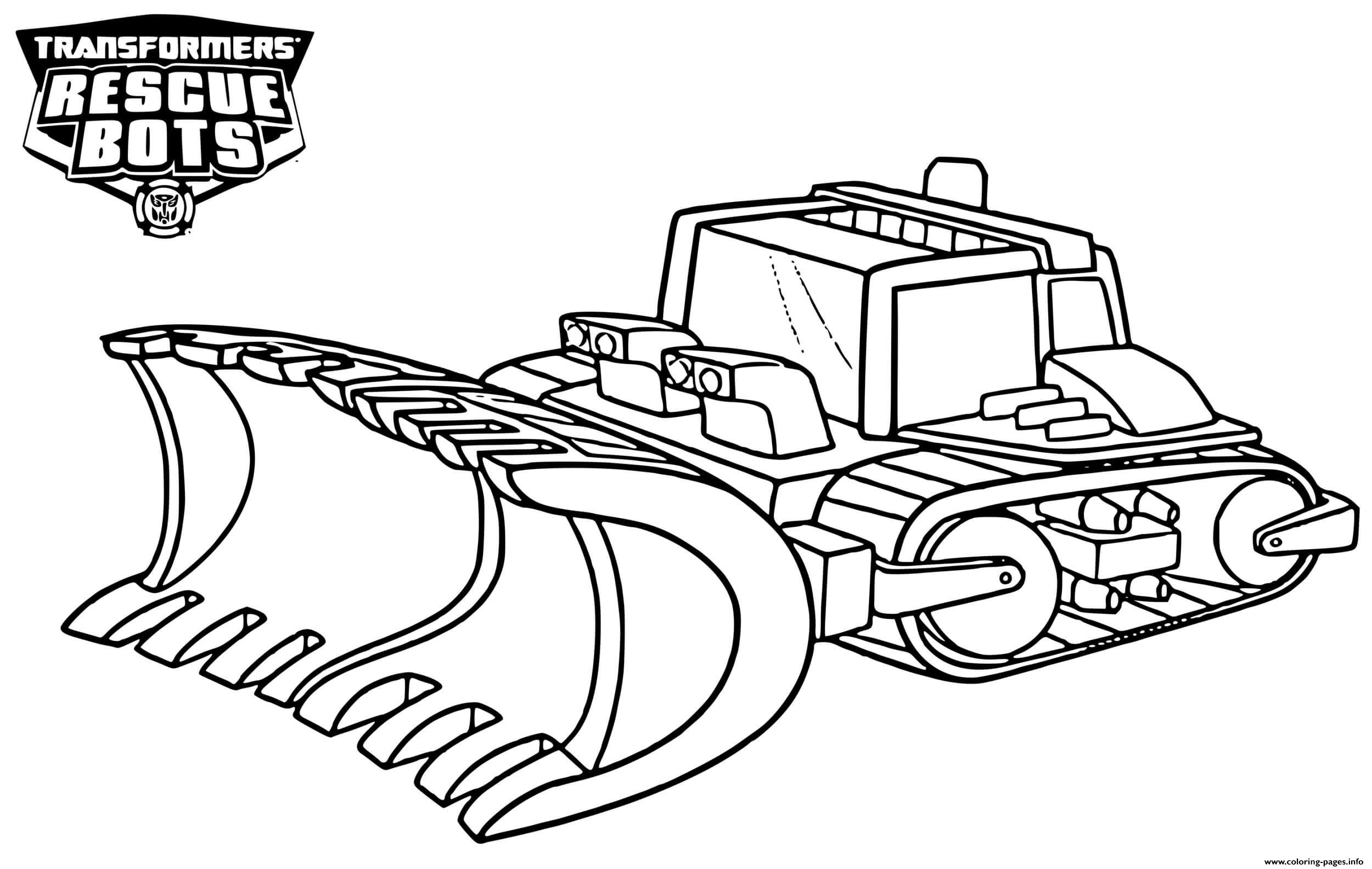 Download Transformers Rescue Bots Boulder Coloring Pages Printable