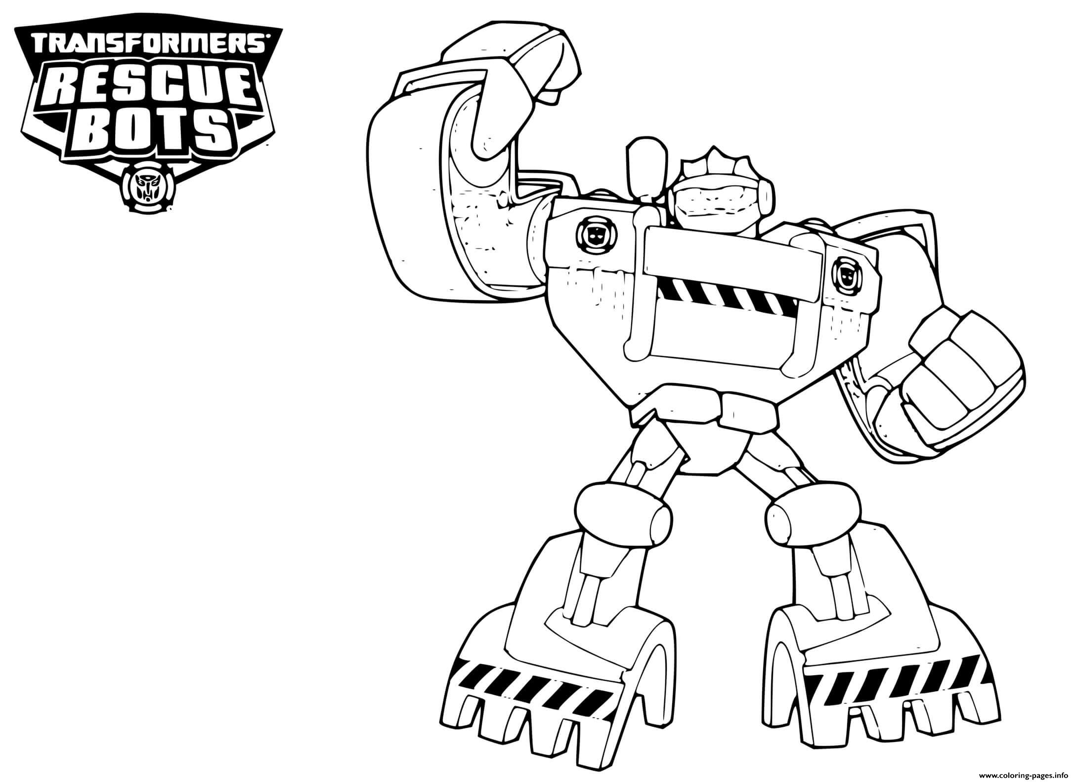 Download 286+ Boulder Bot For Kids Printable Free Rescue Bots Coloring