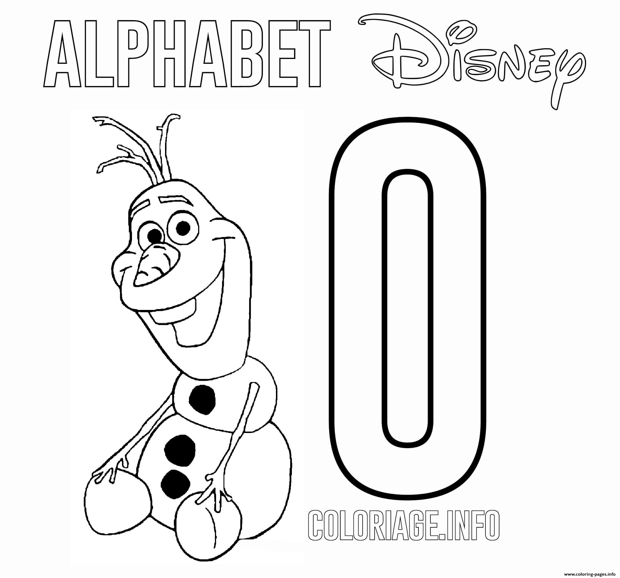 O For Olaf coloring