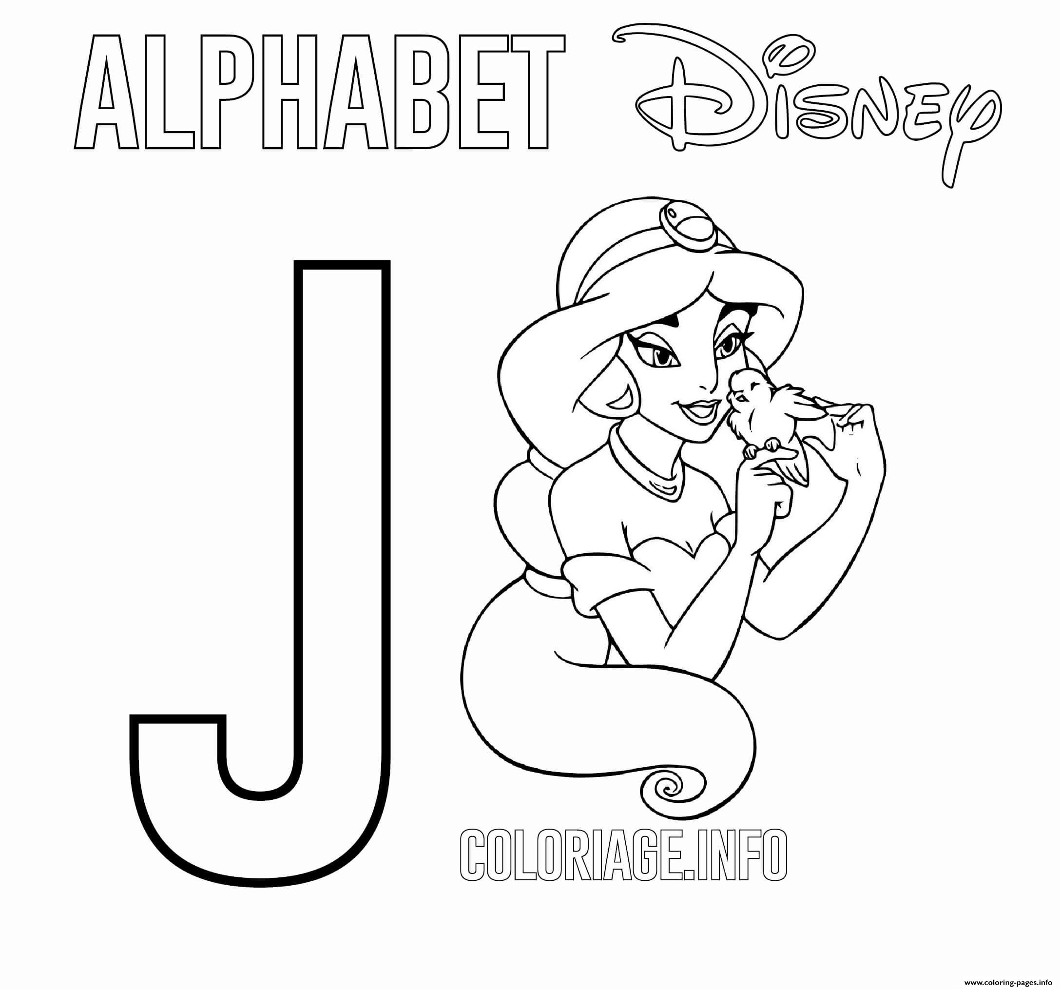 J For Jasmine coloring