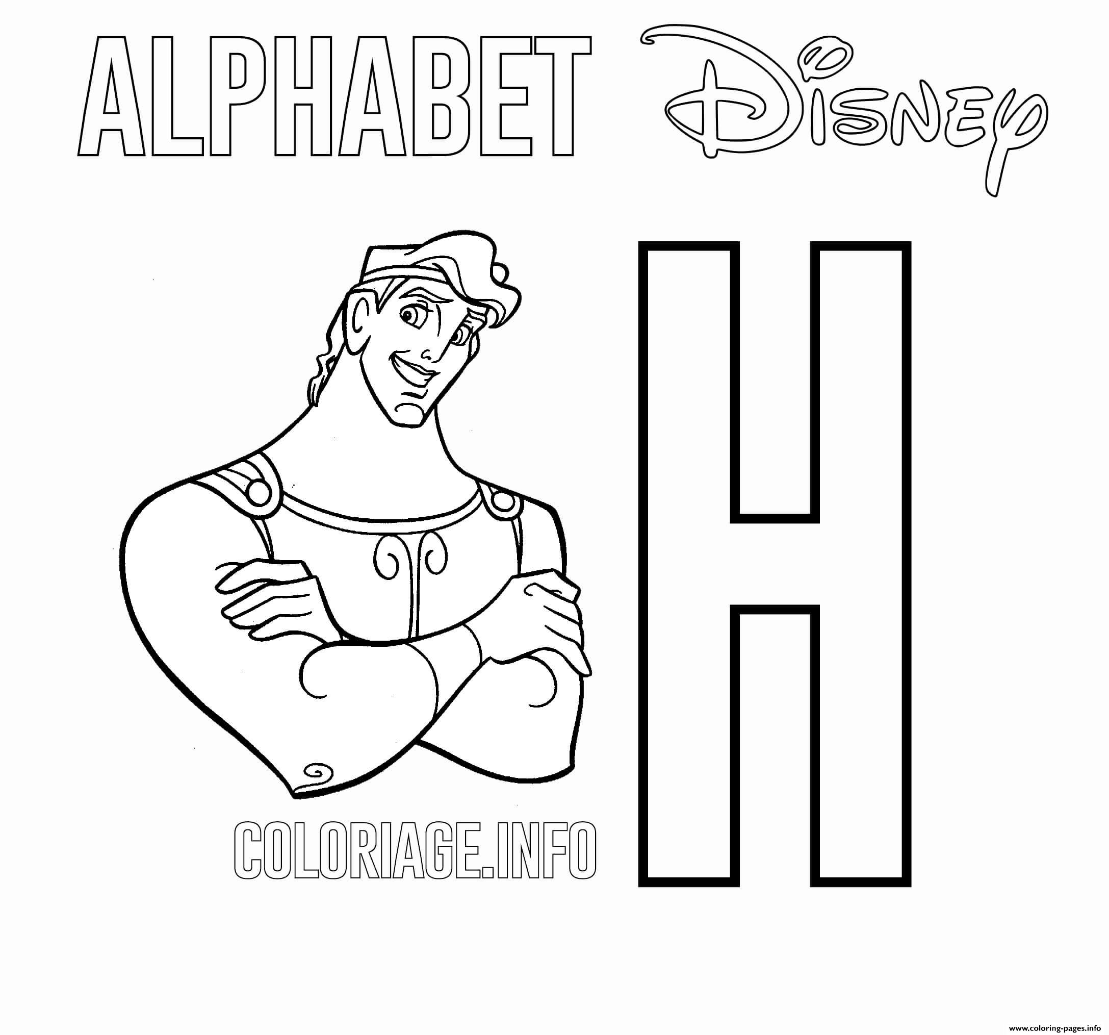 H For Hercules coloring