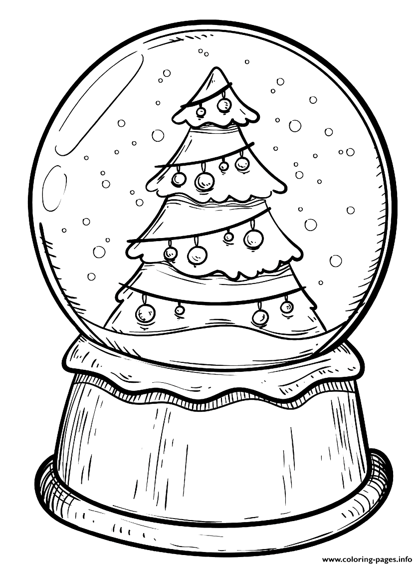 printable-christmas-snow-globe-coloring-pages