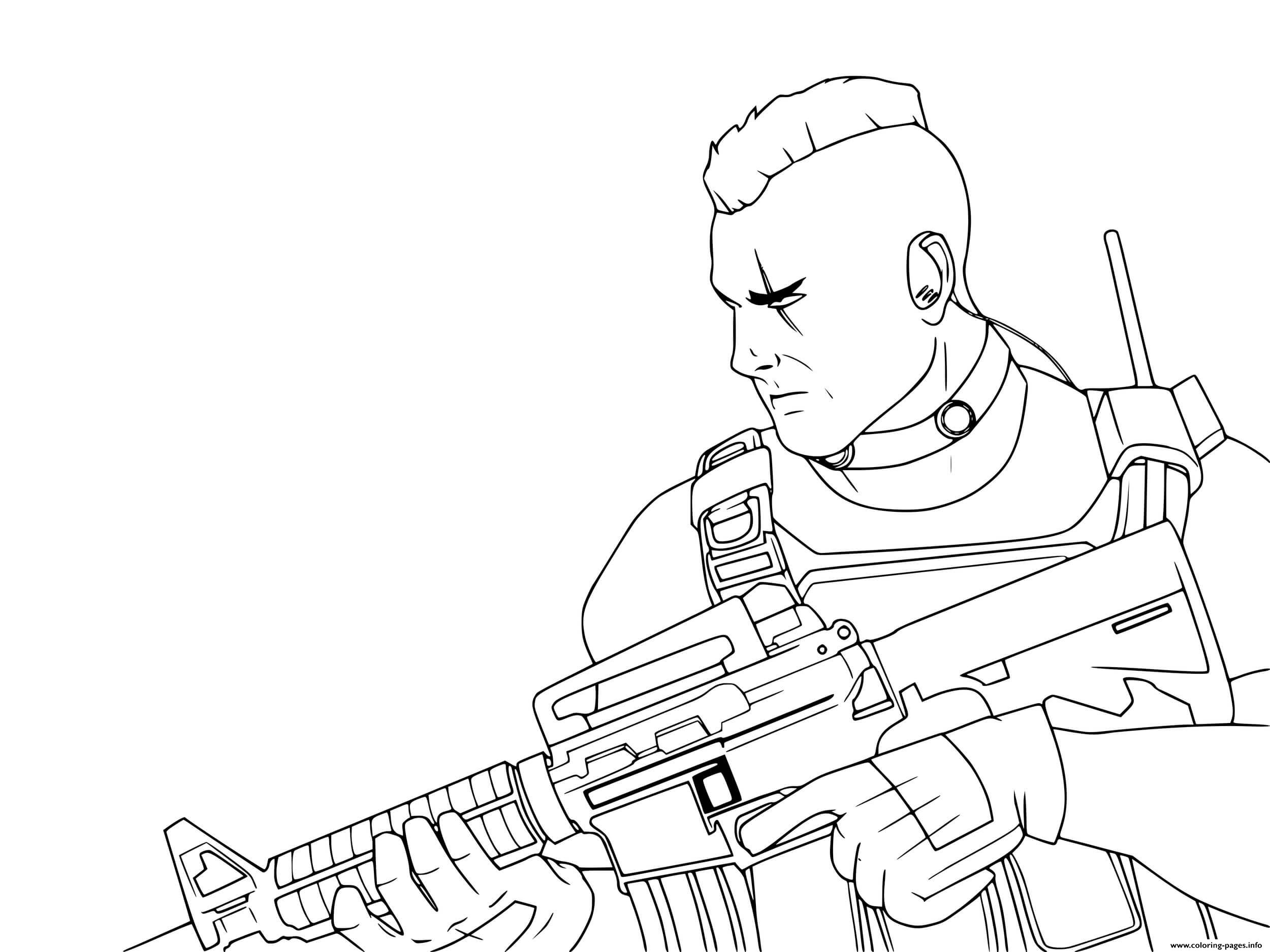 Call Of Duty Modern Warfare Coloring page Printable