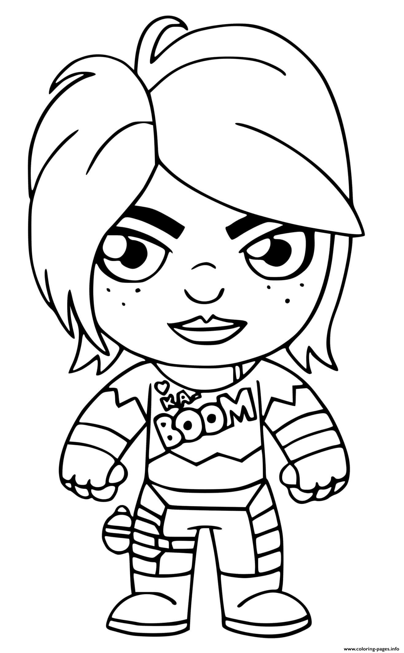 TNTina Fortnite Coloring Pages Printable