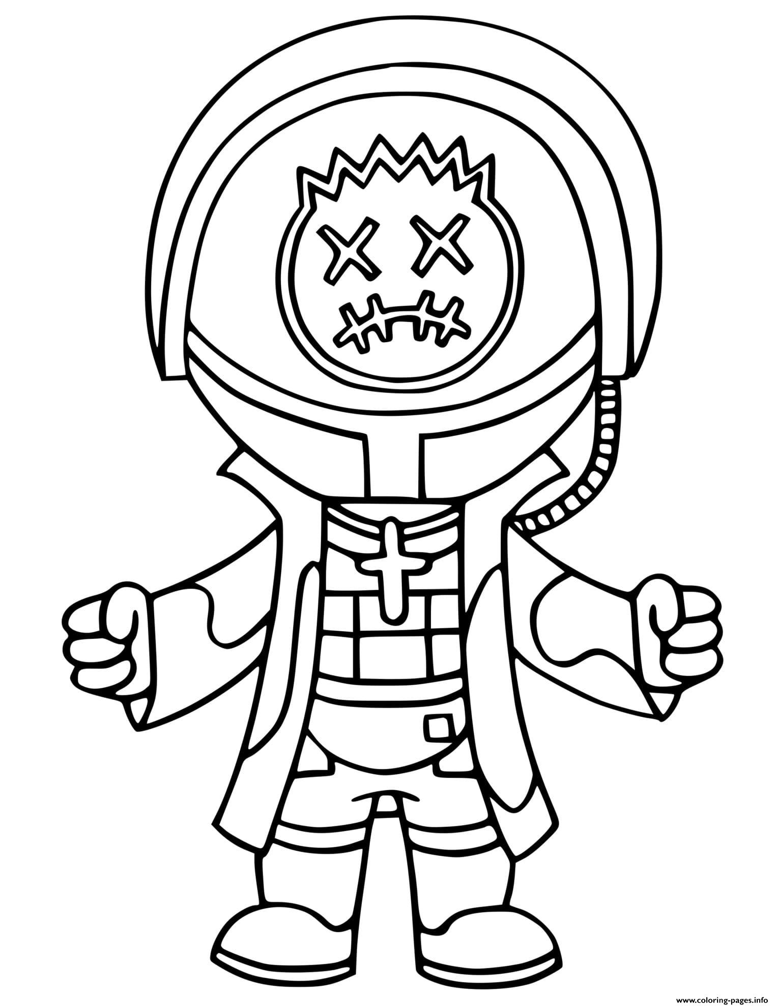 Astro Jack Fortnite Icon Series Coloring Pages Printable
