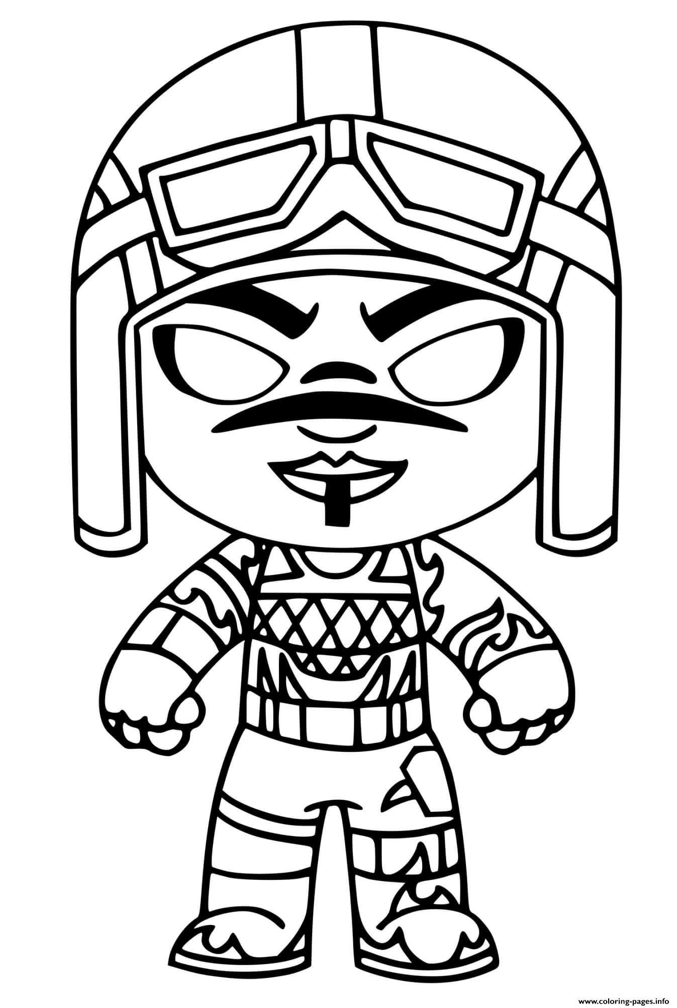 Blaze Fortnite Coloring Pages Printable