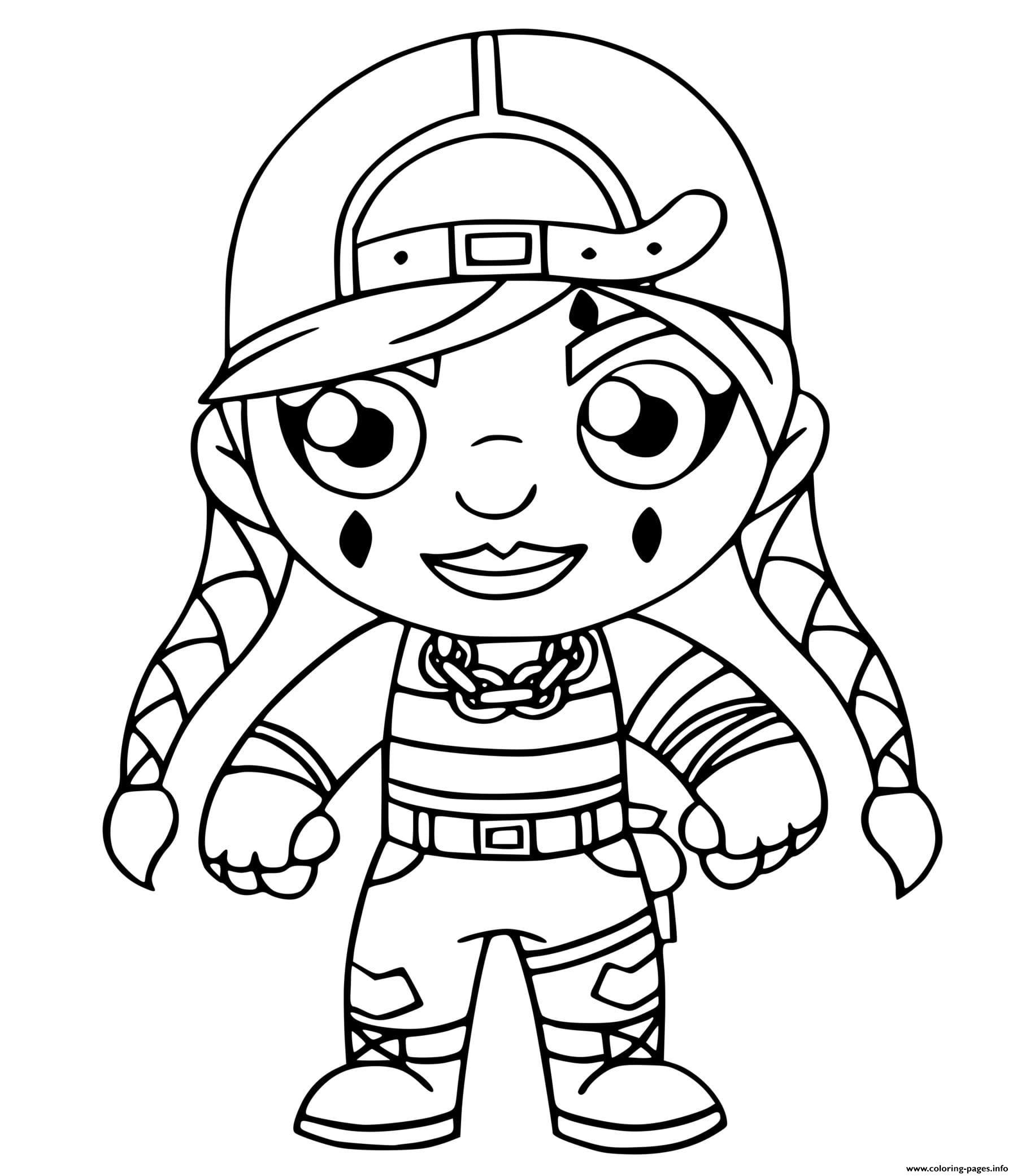 Aura Fortnite Coloring Pages Printable