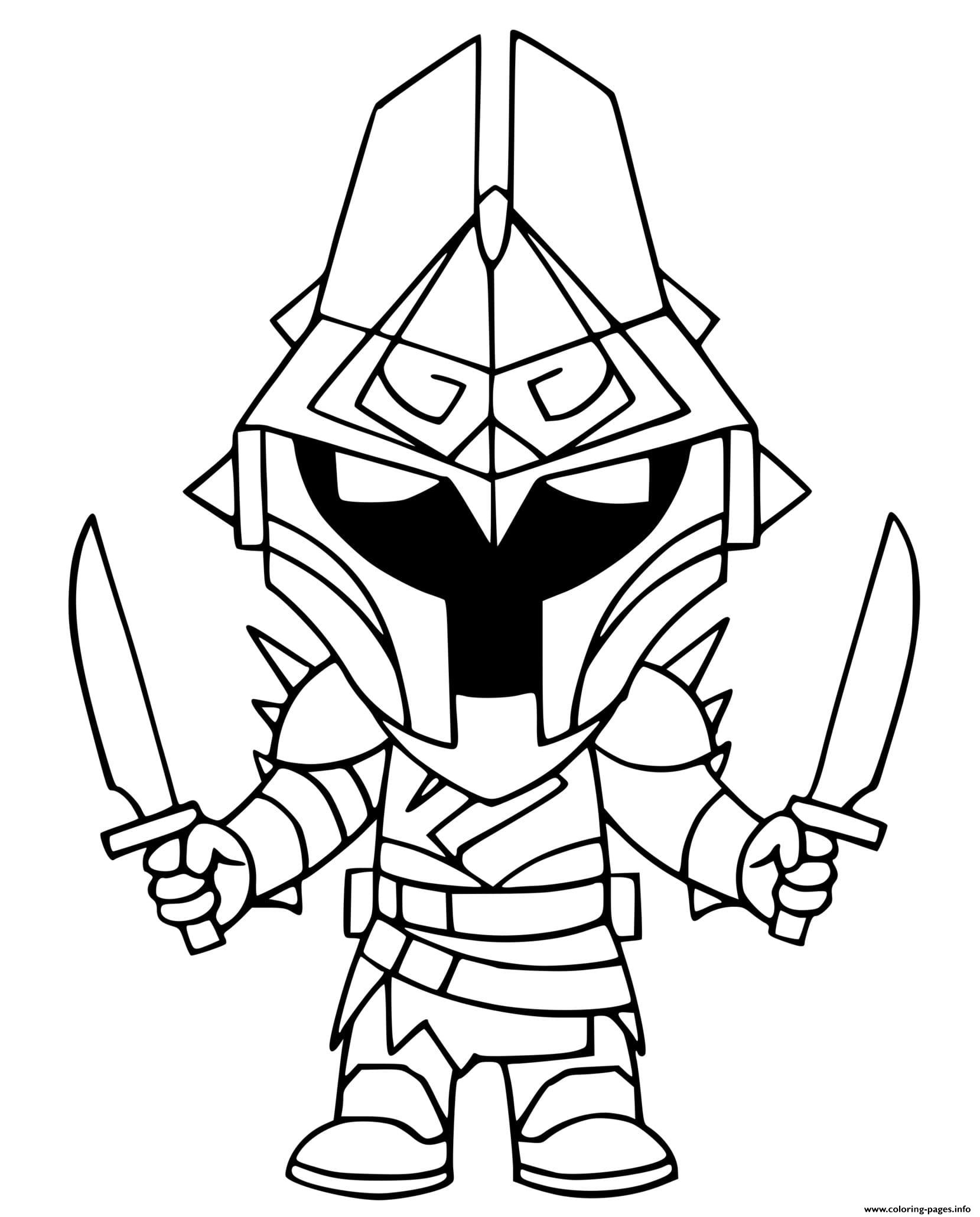 Eternal Knight Coloring Pages Printable