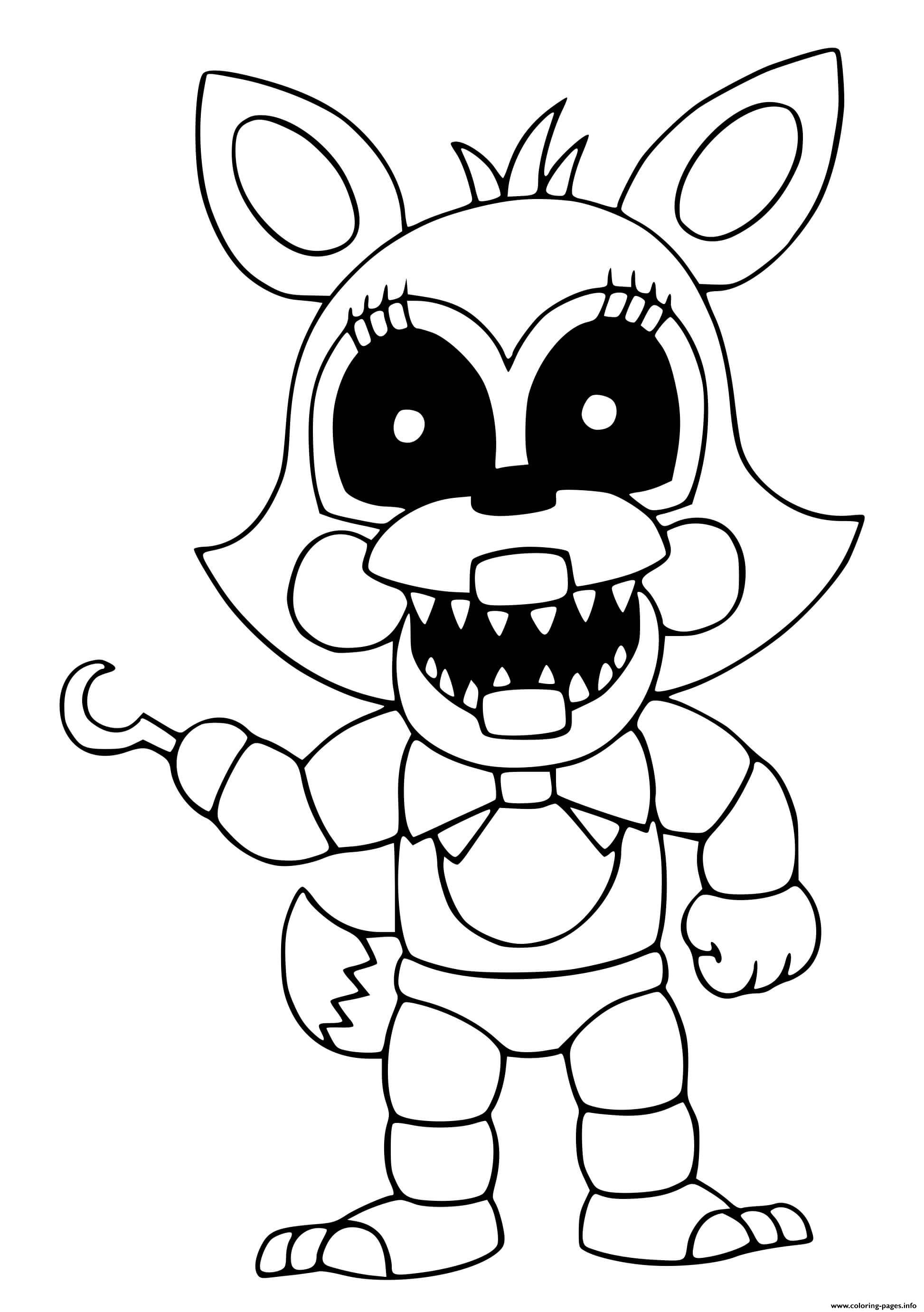 FNaF 1 Coloring Pages