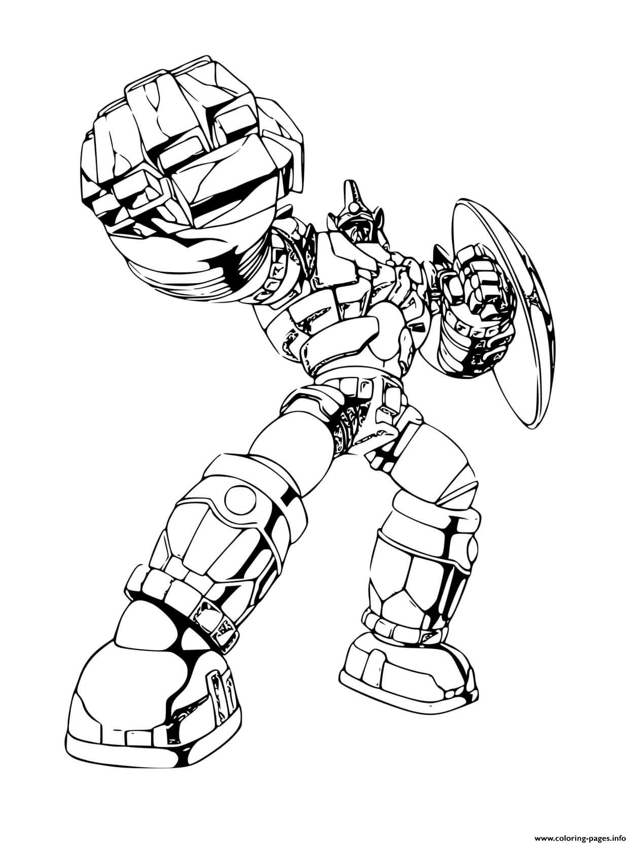 Bakugan Robot coloring