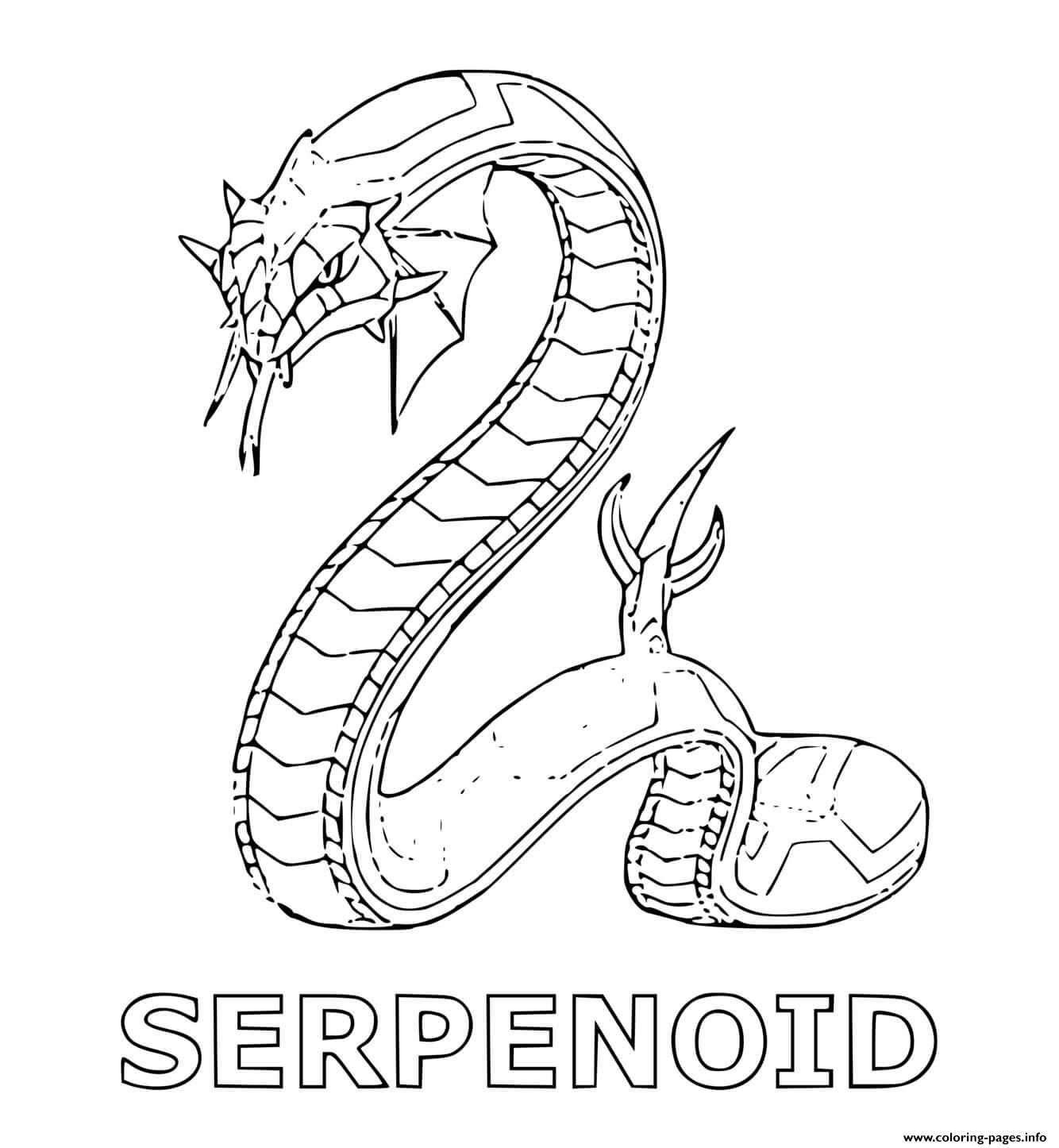 Serpenoid coloring