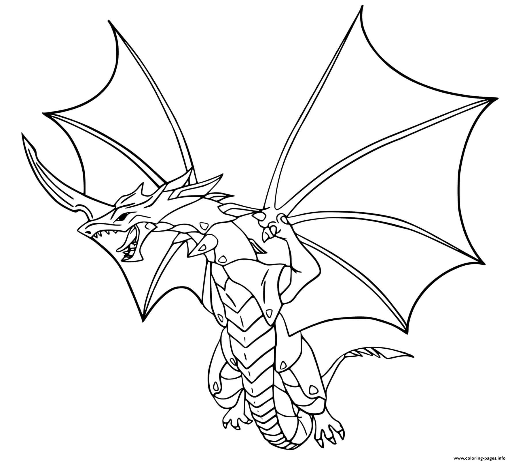 Dragonoid Drago Bakugan coloring