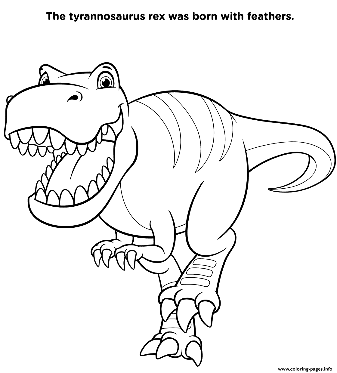 tyrannosaurus rex coloring pictures