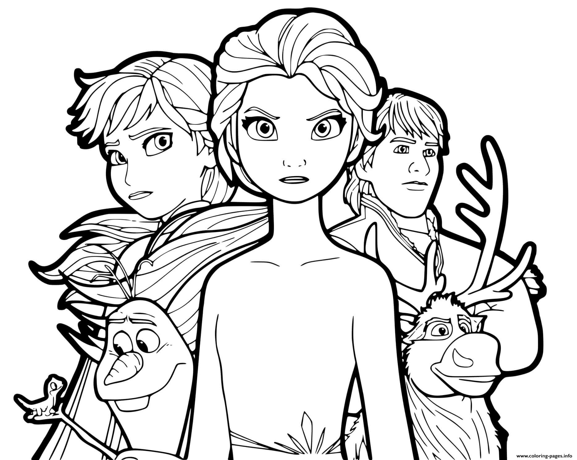 Download Frozen 2 Ready To Fight For Love And Justice Coloring ...