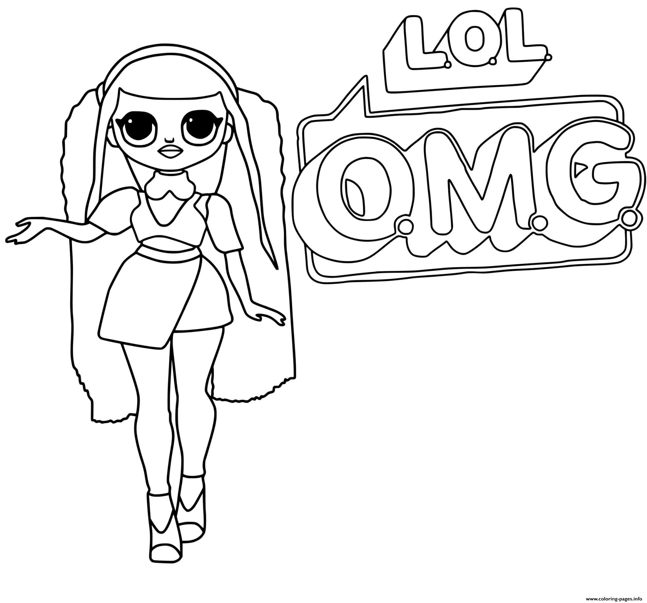 Lol Omg Logo Canylicious Girl coloring
