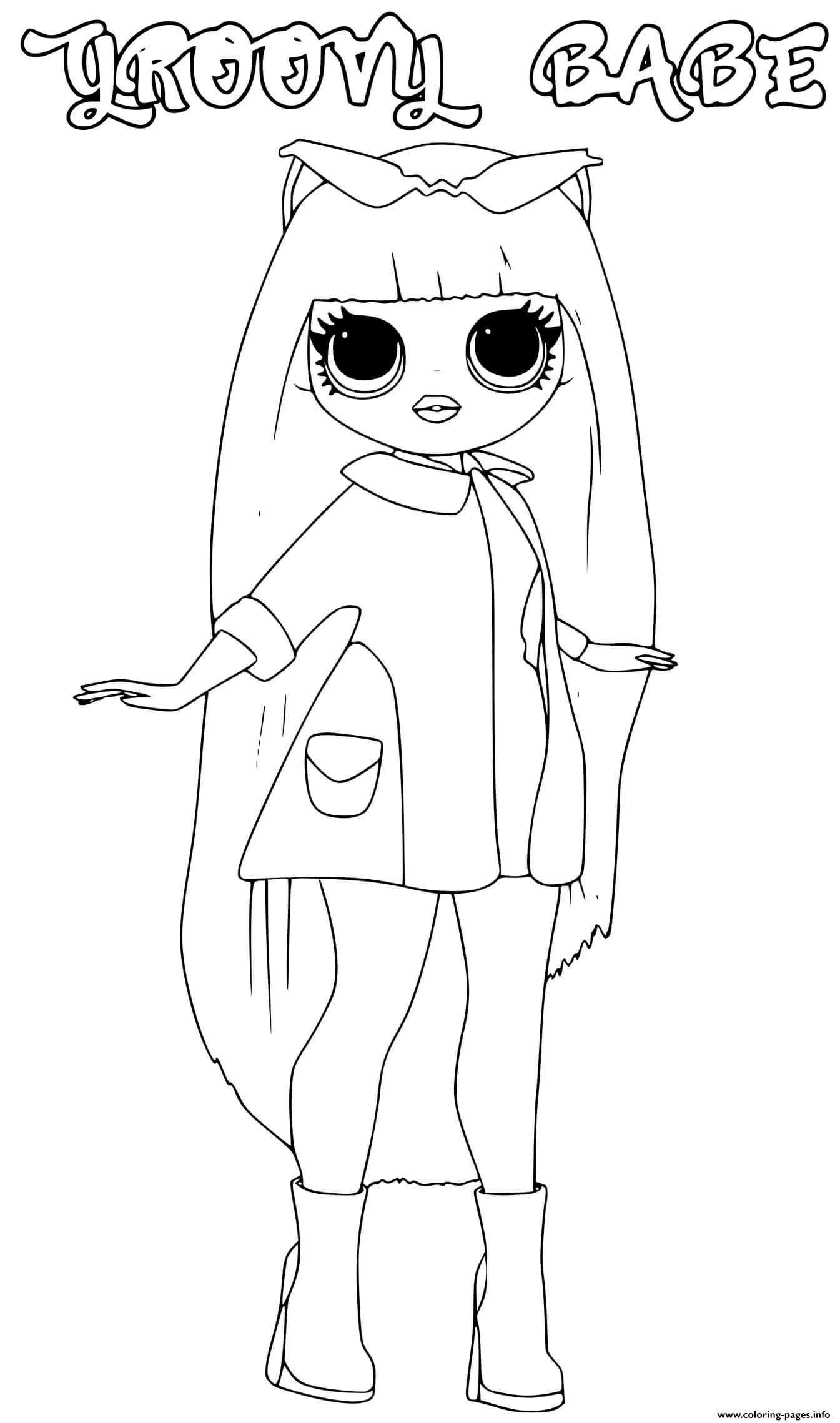 40+ lol surprise omg dolls coloring pages printable Winter disco