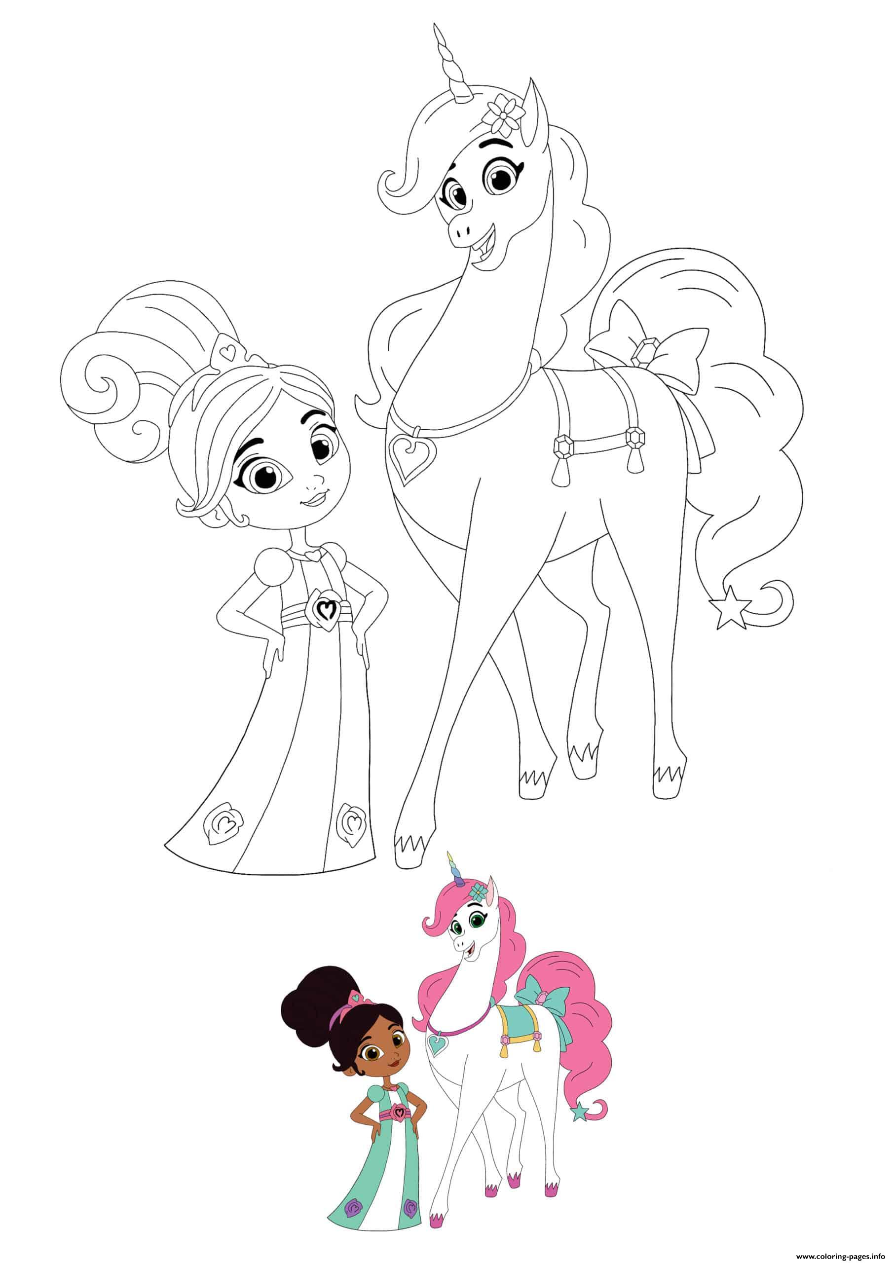 Nella The Princess Knight Coloring Pages Printable
