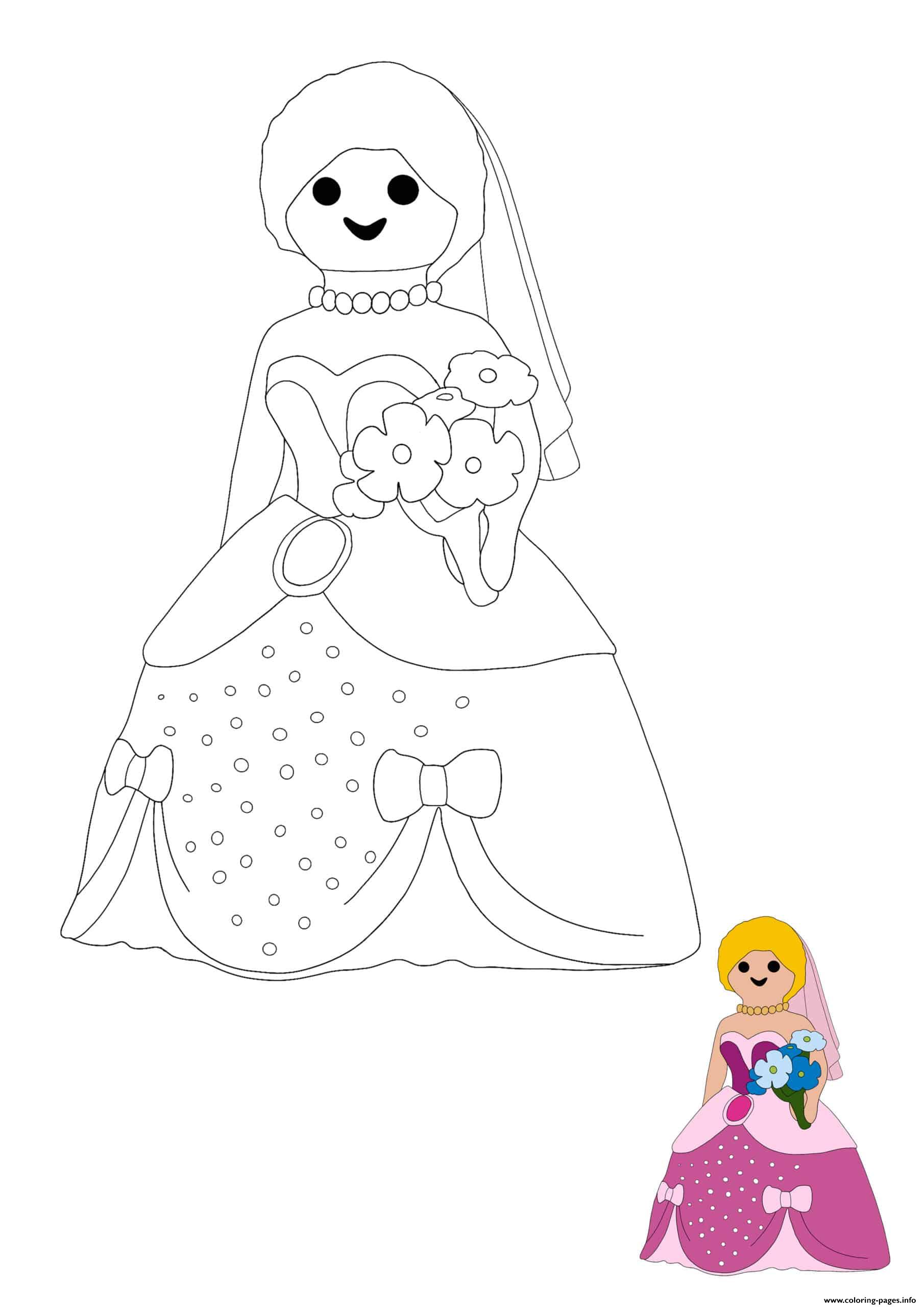 Playmobil Princess coloring