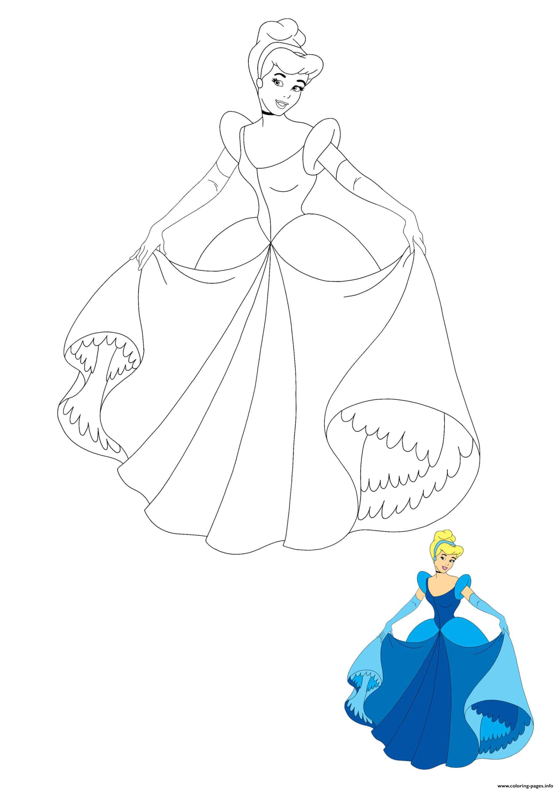 cinderella 2022 coloring pages free