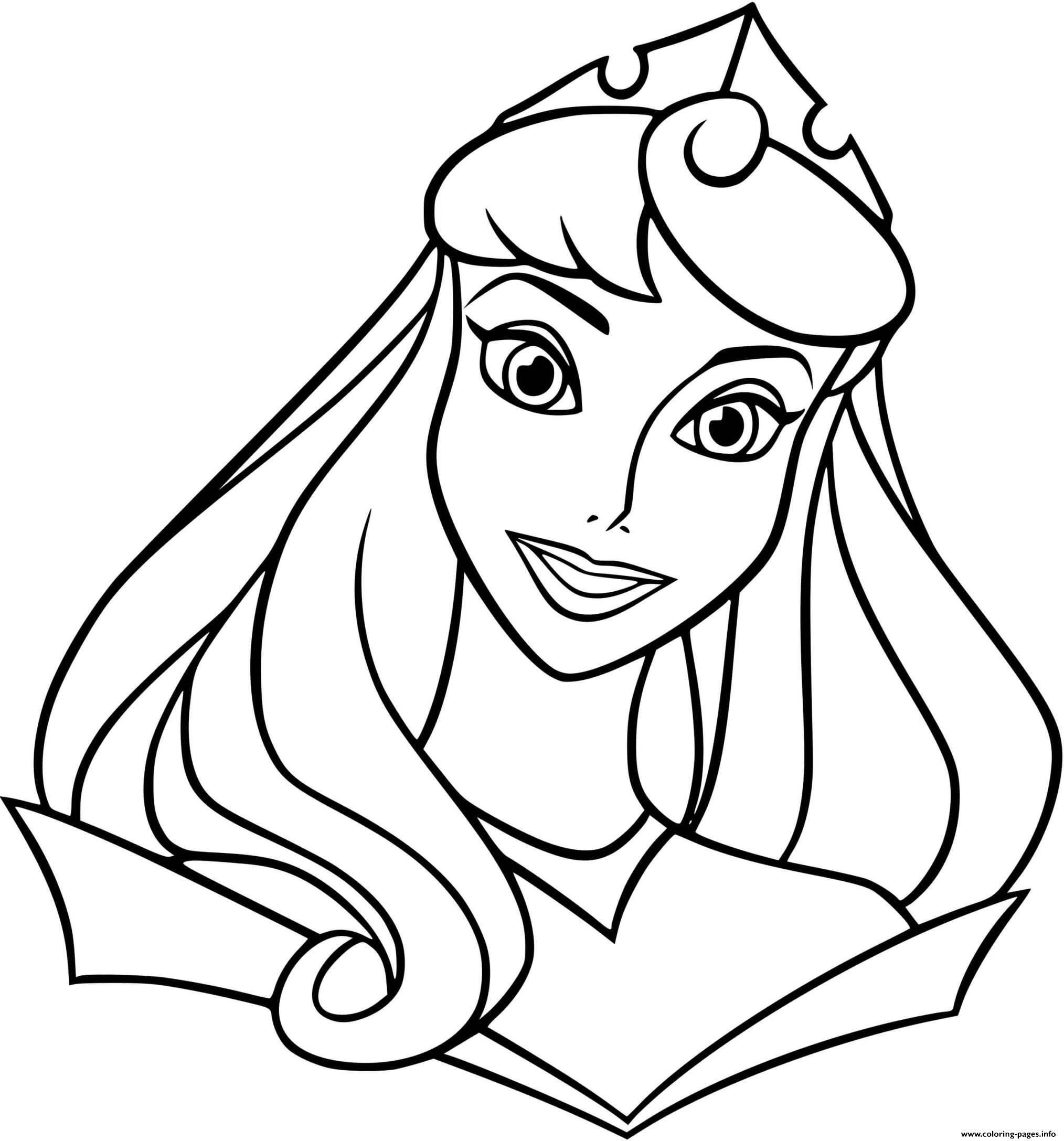 sleeping beauty coloring pages for children