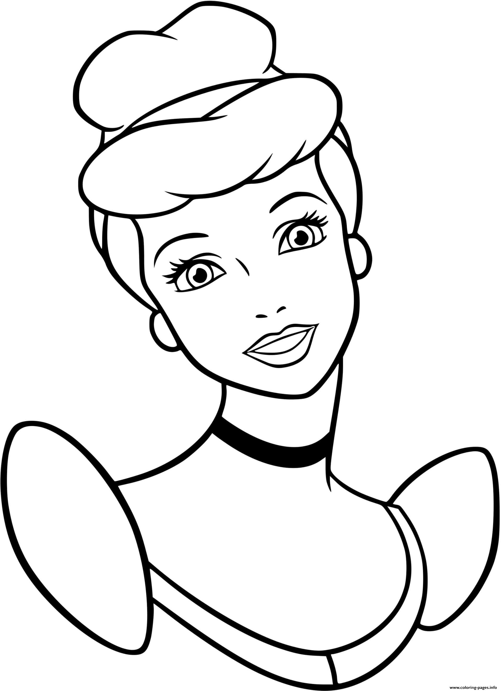 Disney Princess Cindrella coloring