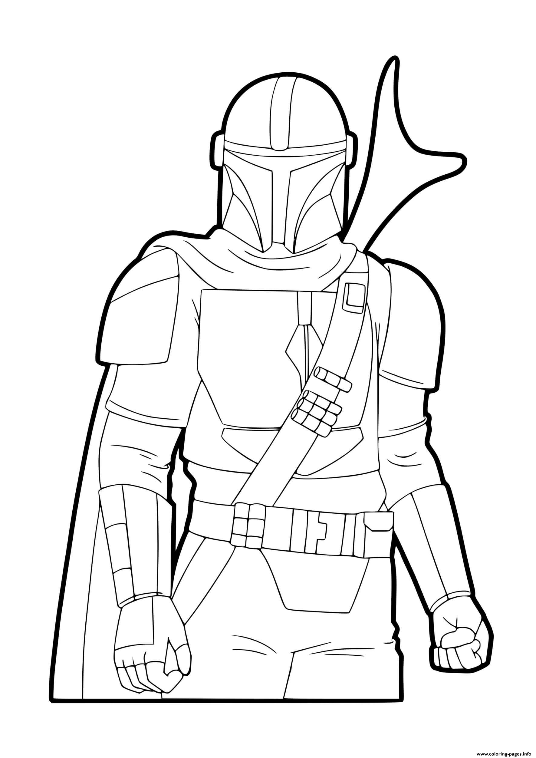 The Mandalorian Yoda Temple Jedi coloring pages