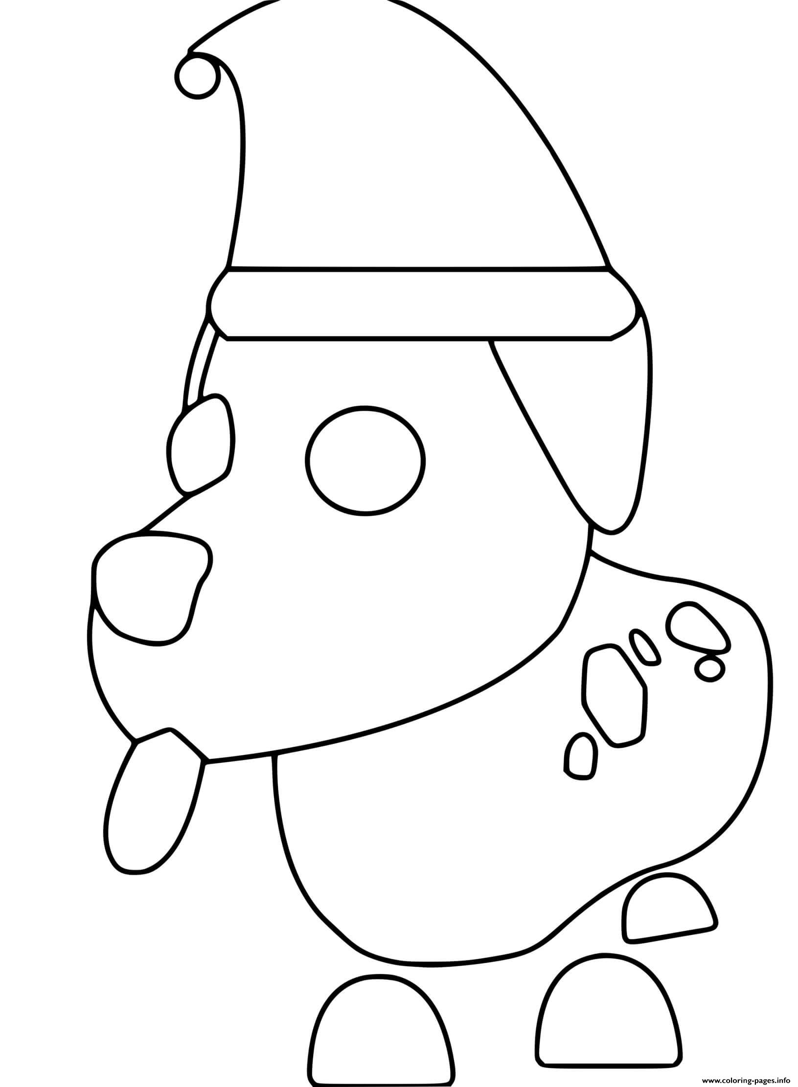 Roblox Adopt Me Christmas Dog Coloring Pages Printable - roblox adopt me dragon coloring pages