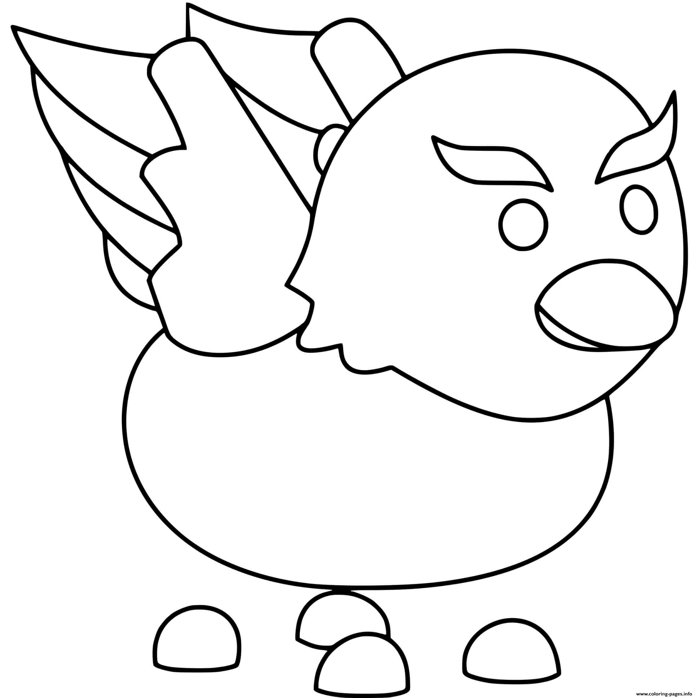 Roblox Adopt Me Griffin Coloring Pages Printable - dragon roblox coloring pages adopt me