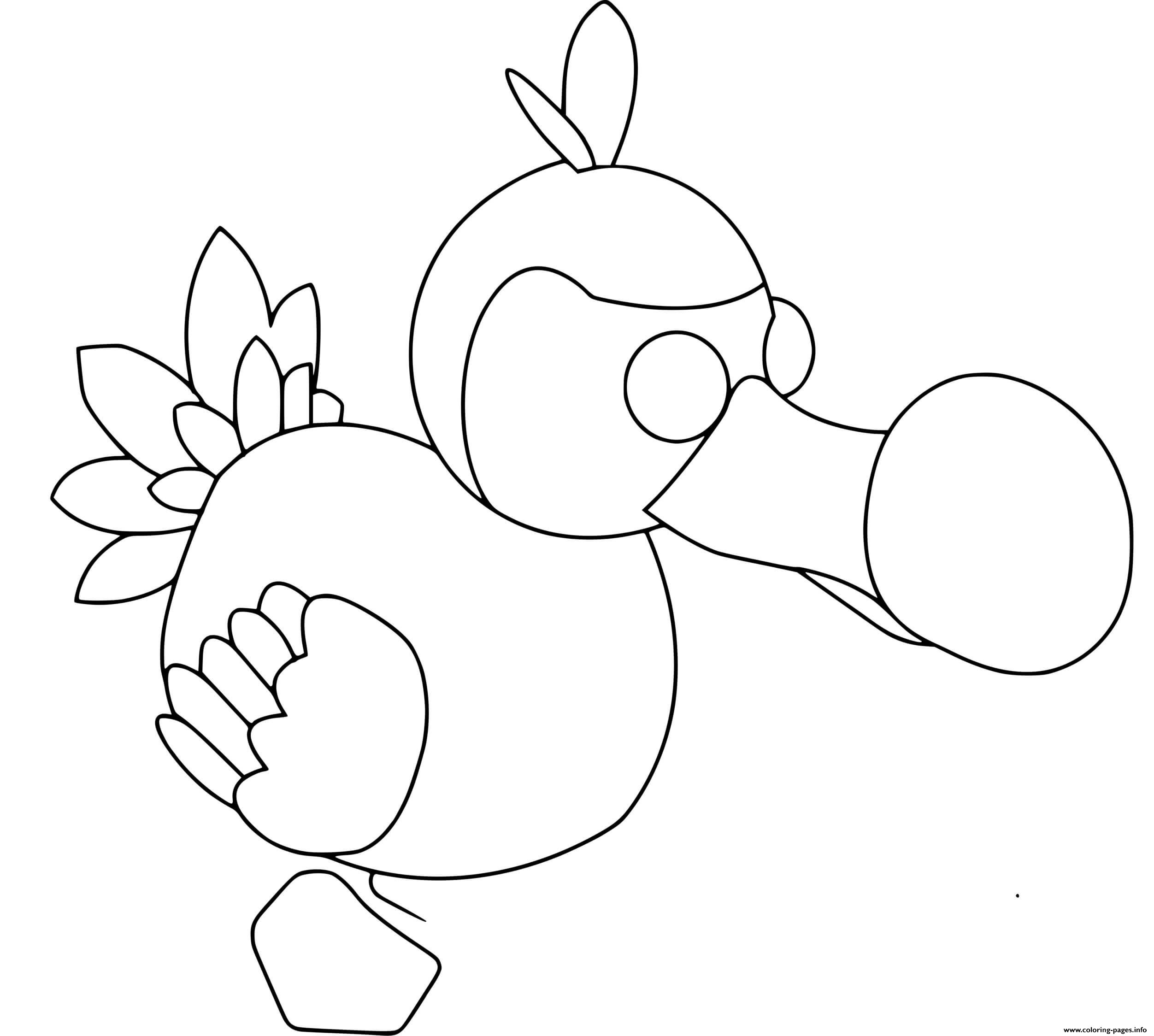 Roblox Adopt Me Dodo Coloring page Printable