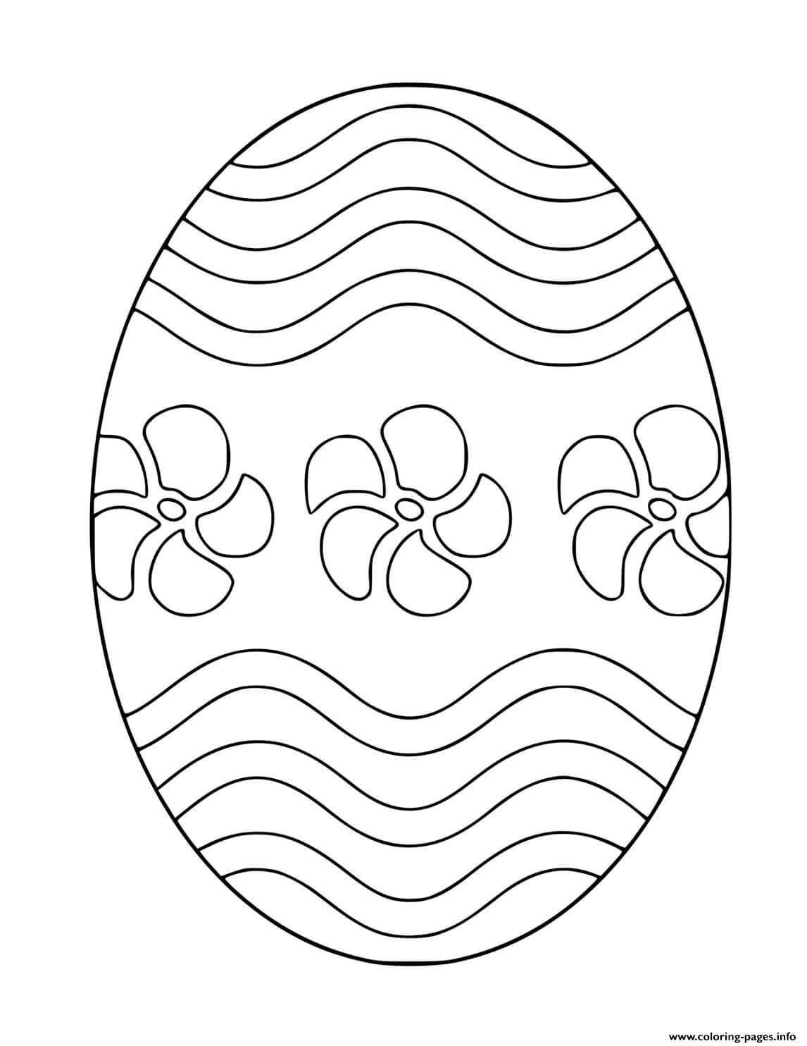Simple Easter Egg coloring