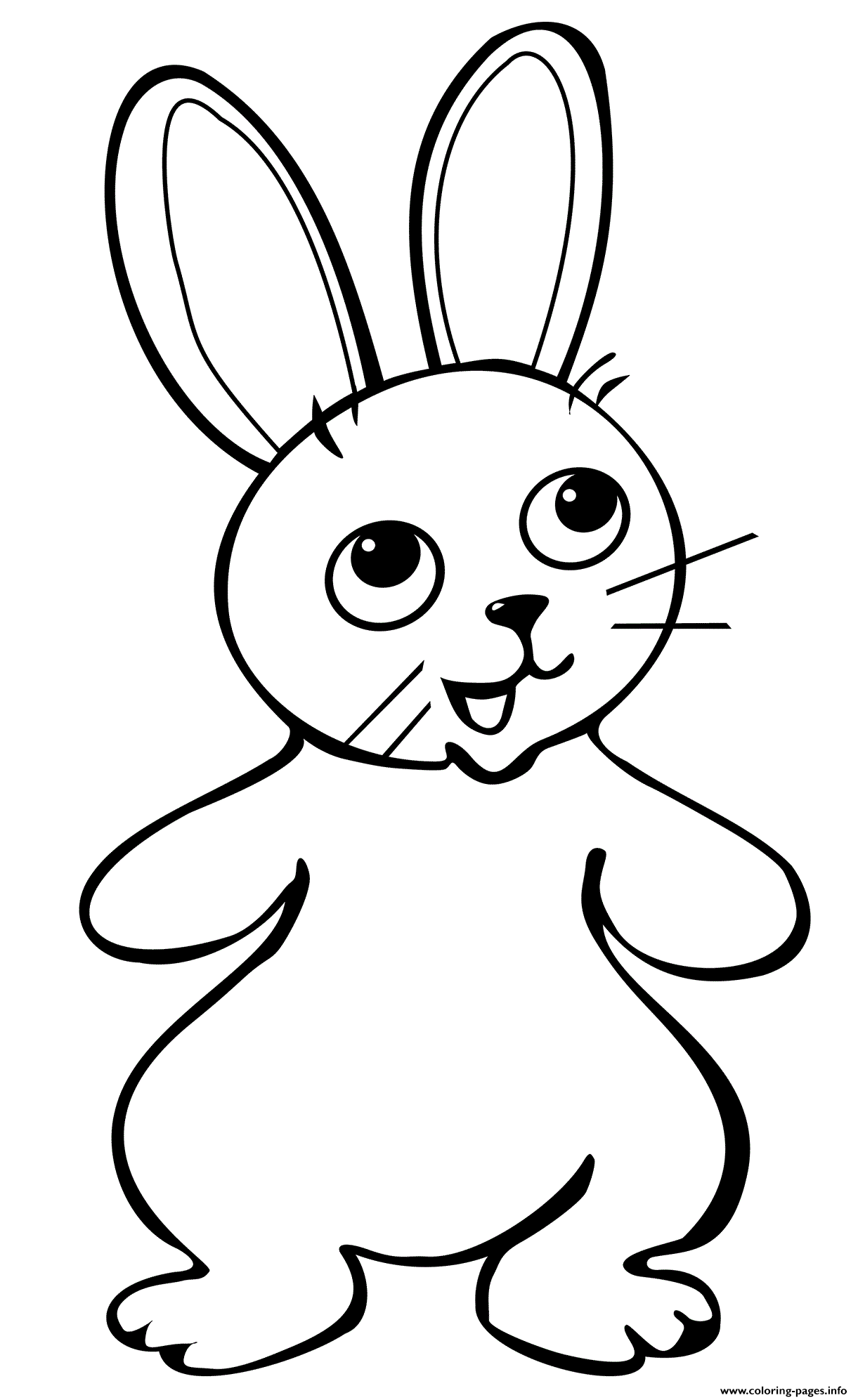 Bunny Rabbit For Kids coloring