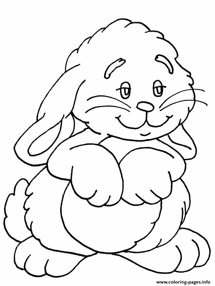Bunny Preschool coloring