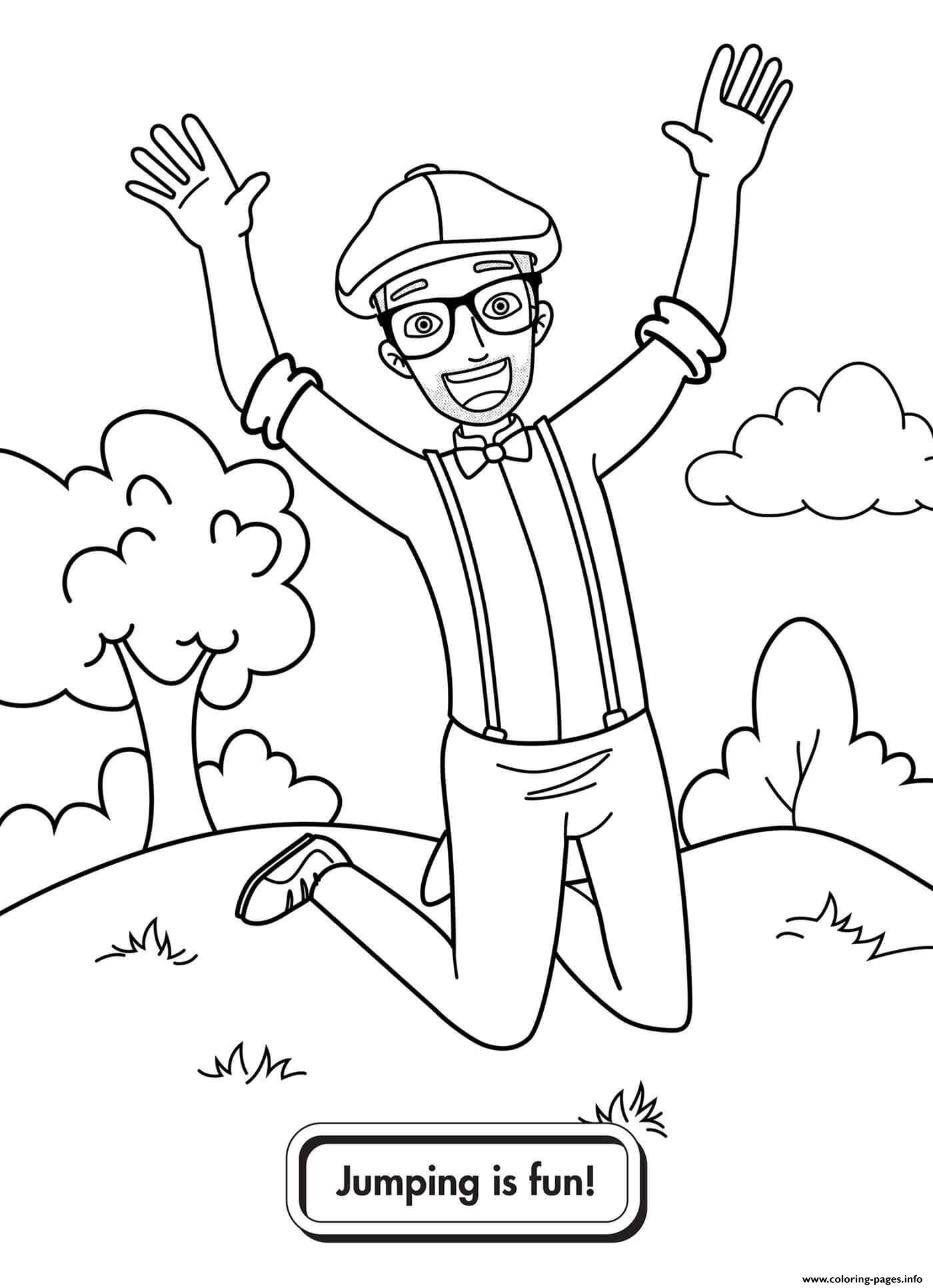 Blippi Coloring Pages Coloring Pages