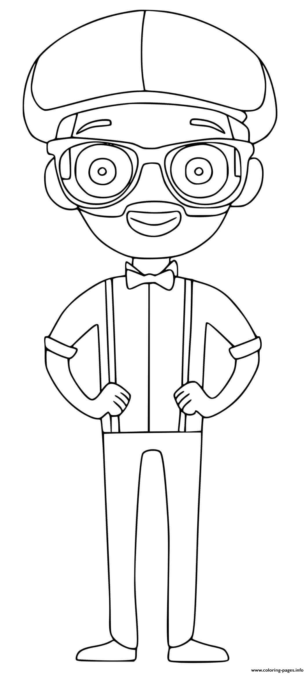 Blippi Fun Energetic coloring pages