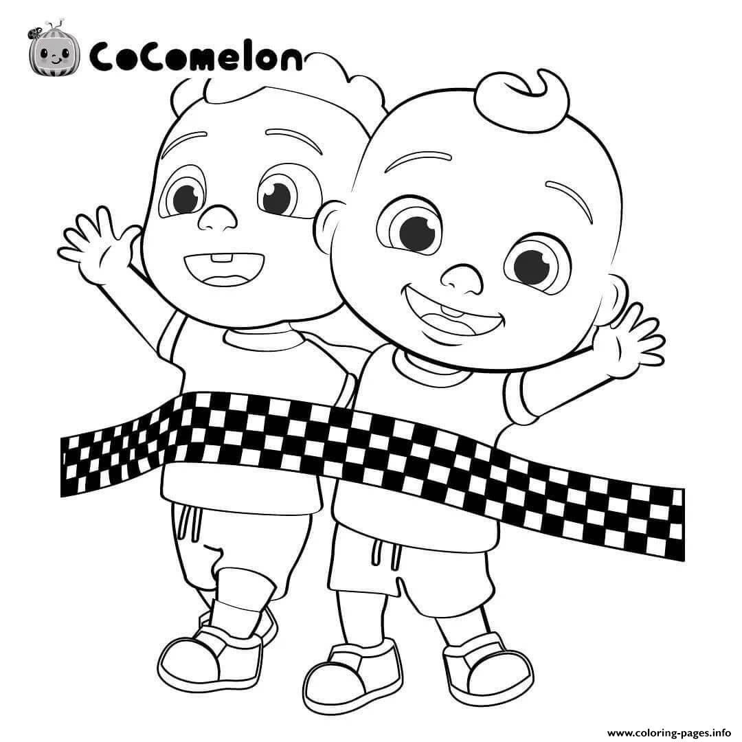 Cody And Jay Winner Of The Competition coloring pages