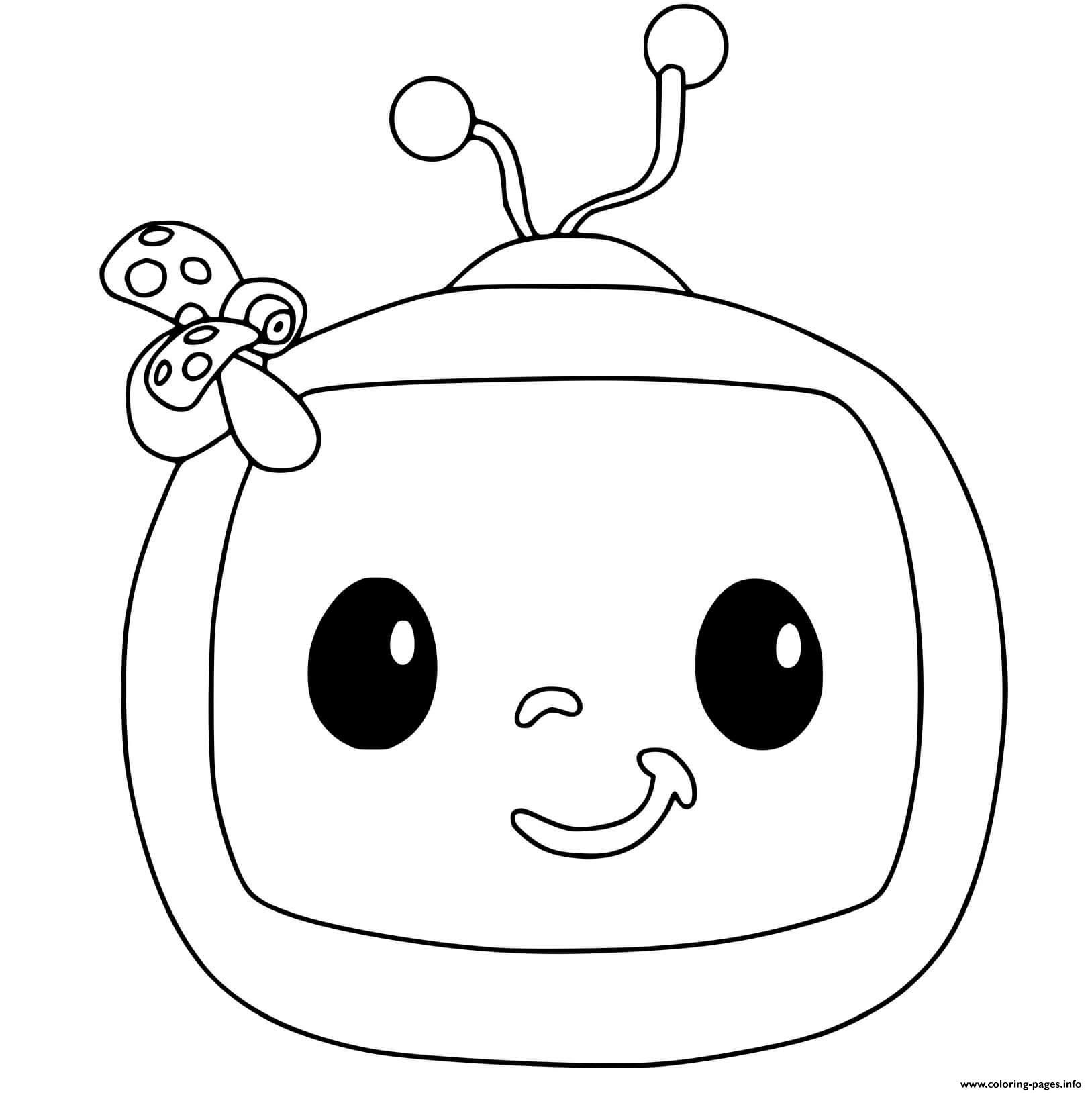 Tom Tom Cocomelon Coloring Page